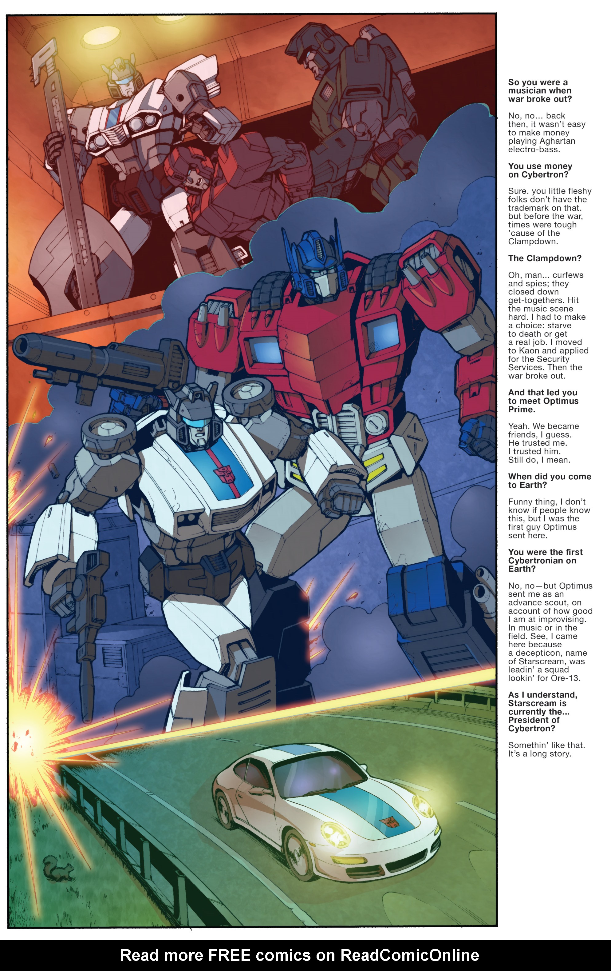 Read online Optimus Prime comic -  Issue #8 - 10