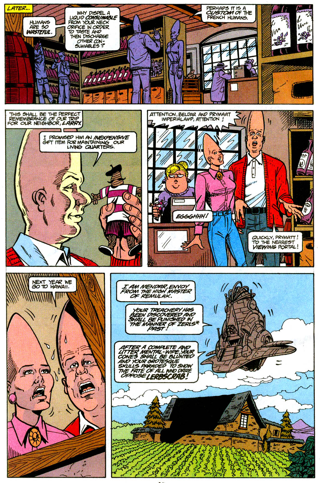 Read online Coneheads comic -  Issue #4 - 11