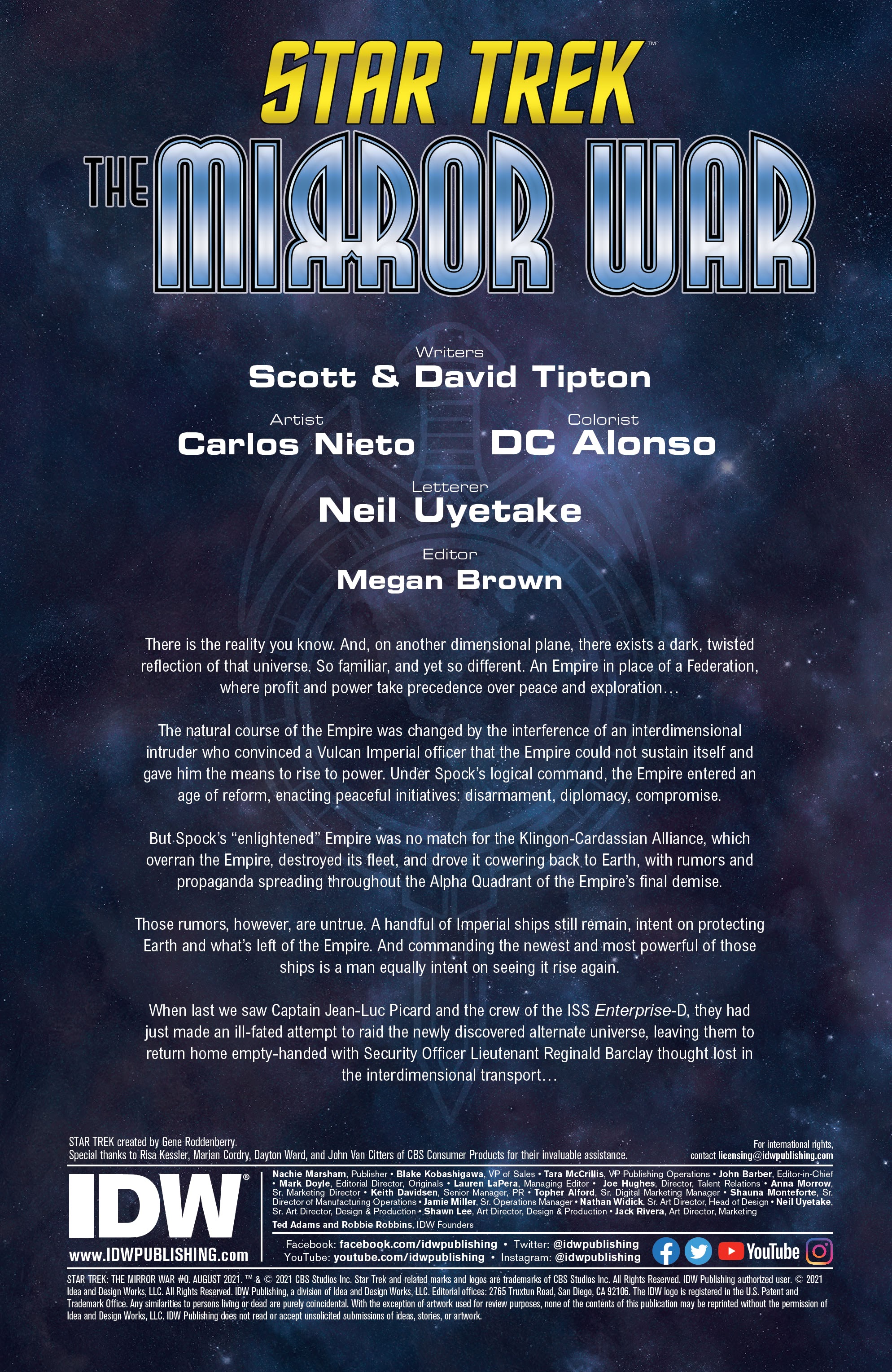 Read online Star Trek: The Mirror War comic -  Issue #0 - 2