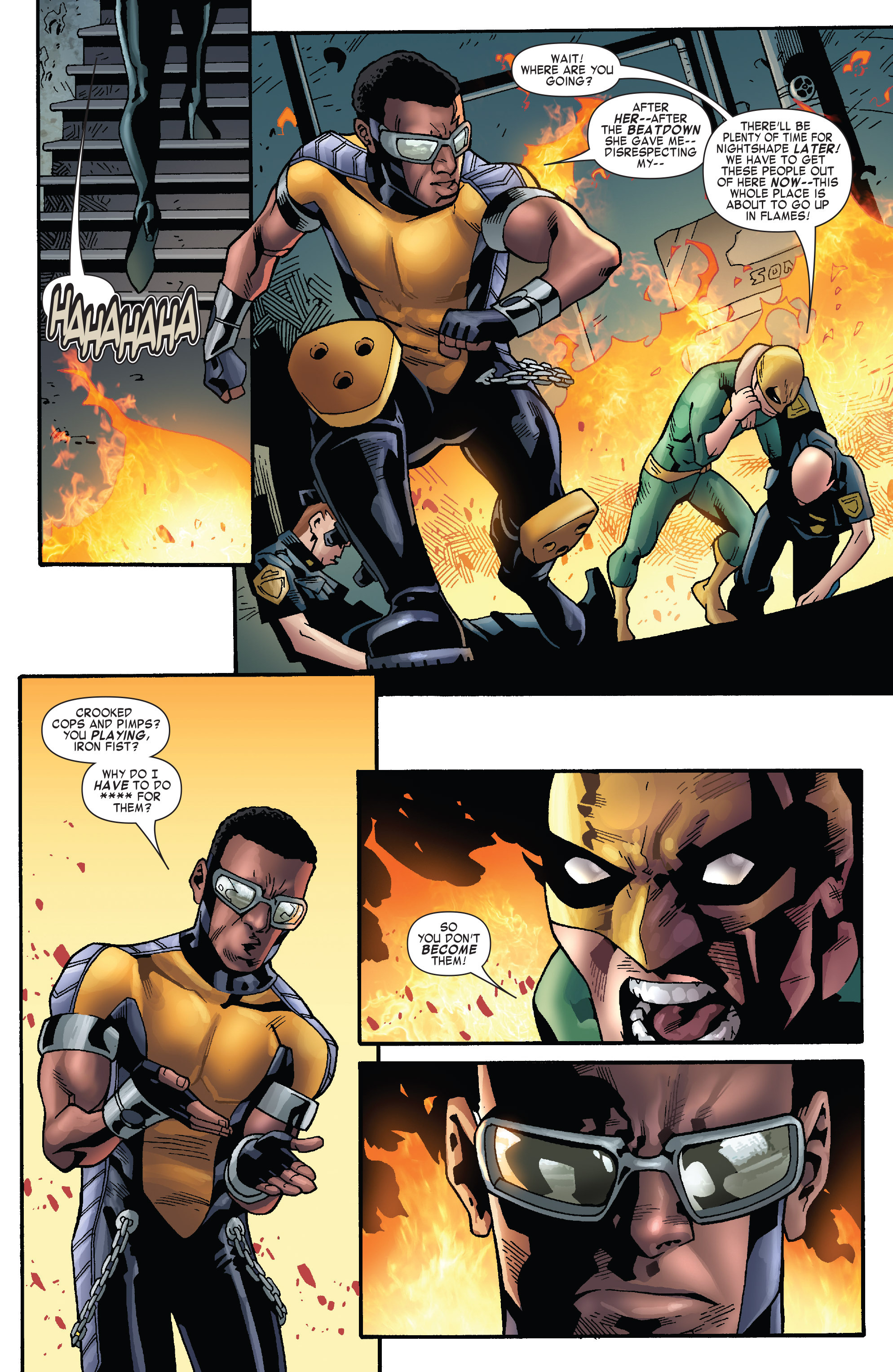 Read online Shadowland: Power Man comic -  Issue #4 - 6