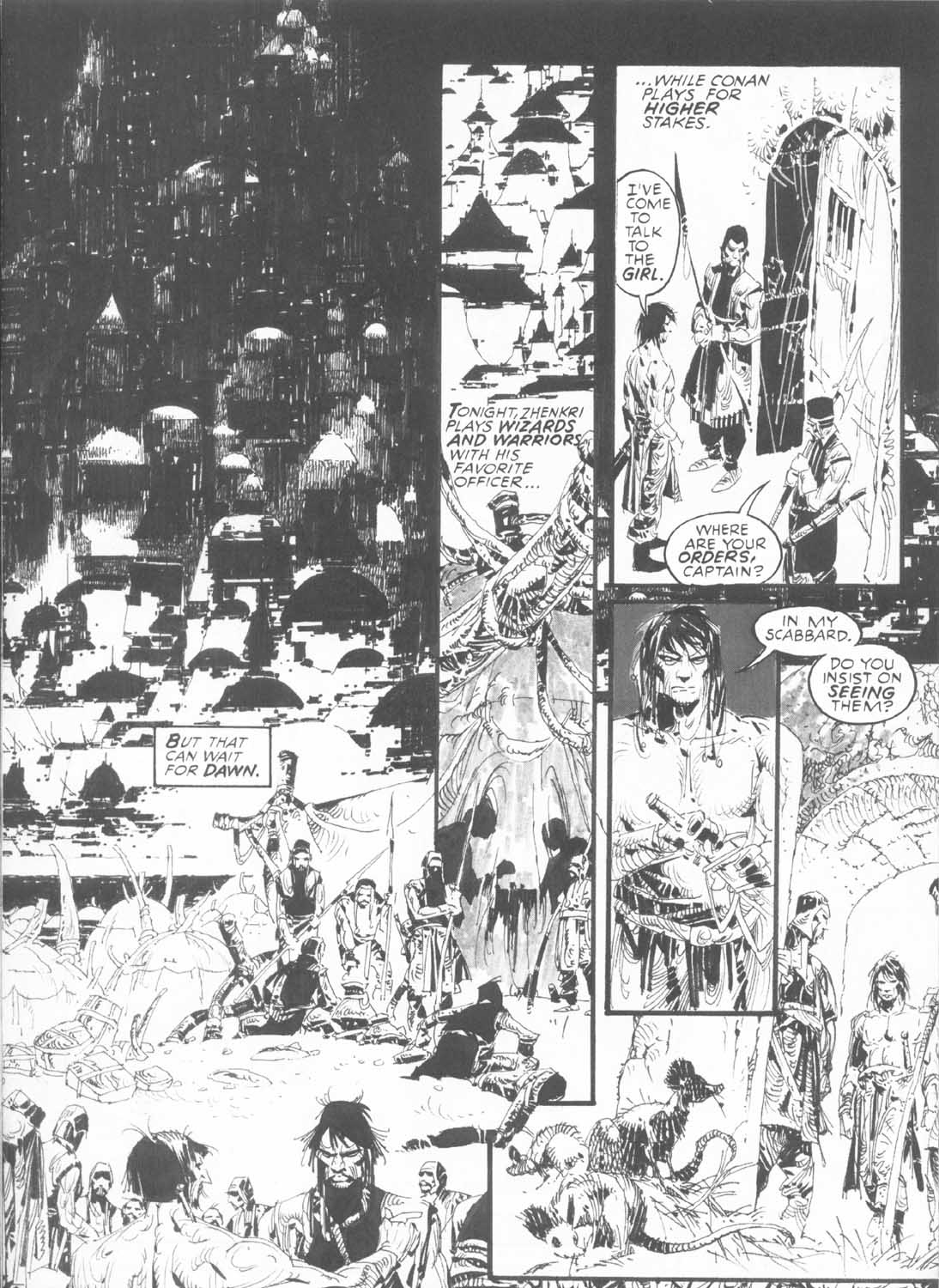 Read online The Savage Sword Of Conan comic -  Issue #228 - 23