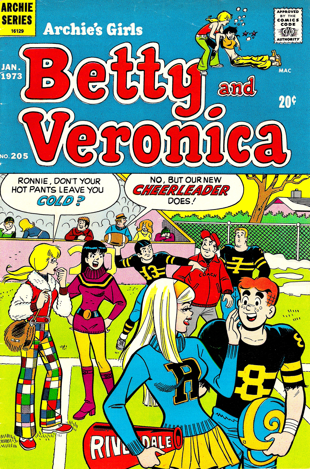Read online Archie's Girls Betty and Veronica comic -  Issue #205 - 1