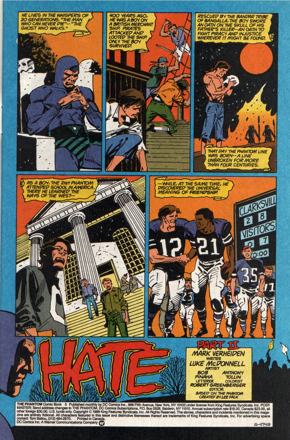 Read online The Phantom (1989) comic -  Issue #5 - 2