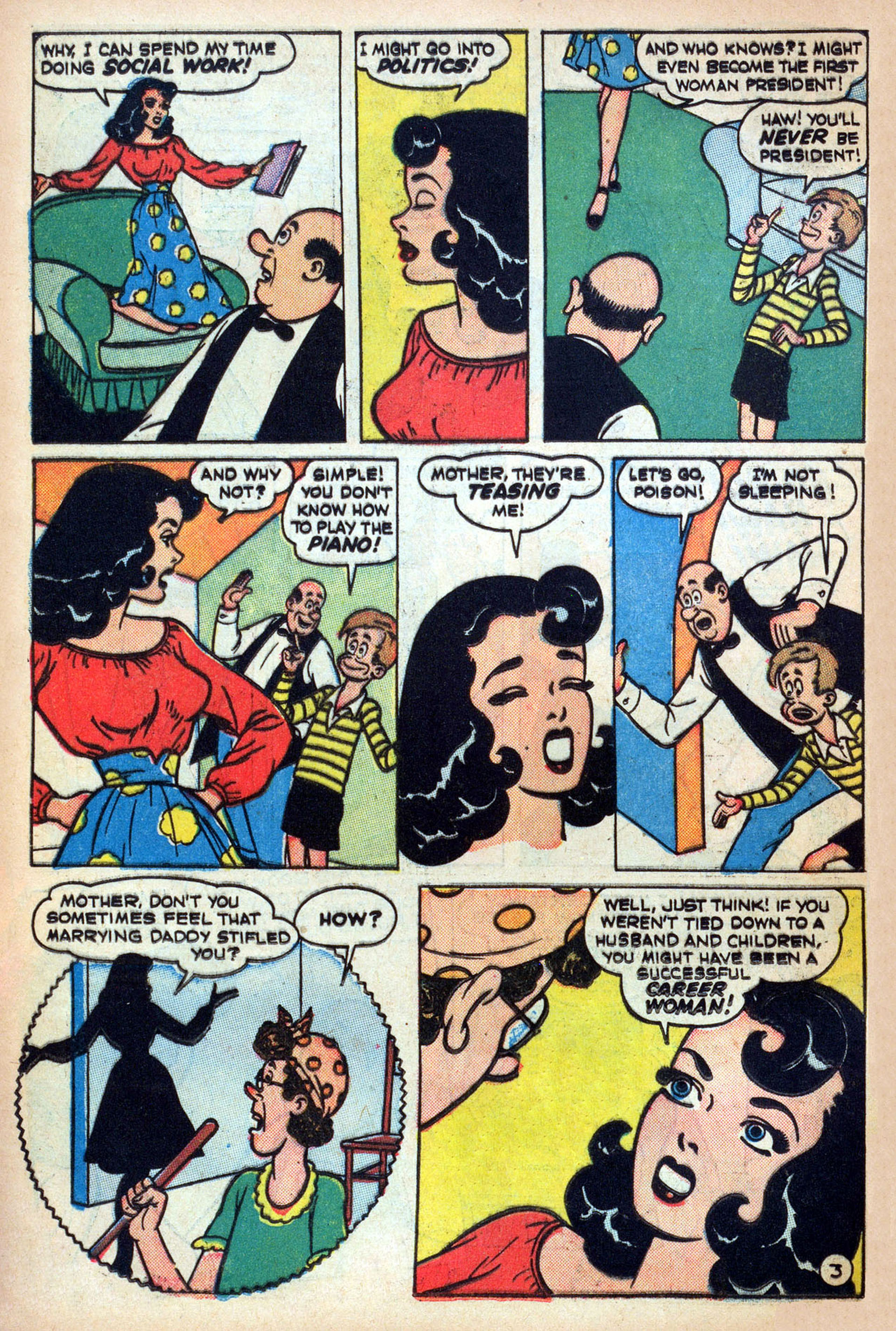 Read online Margie Comics comic -  Issue #42 - 16