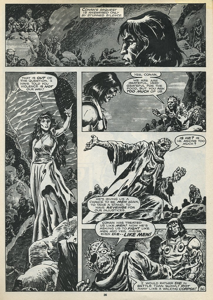 The Savage Sword Of Conan issue 173 - Page 38