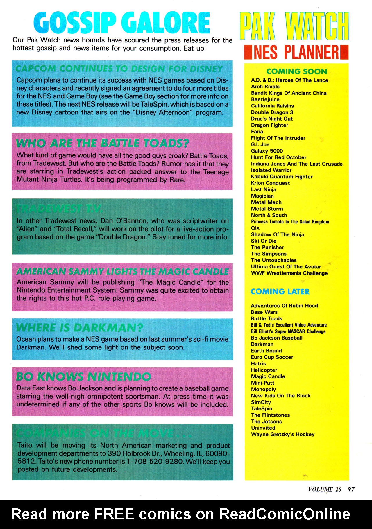 Read online Nintendo Power comic -  Issue #20 - 104