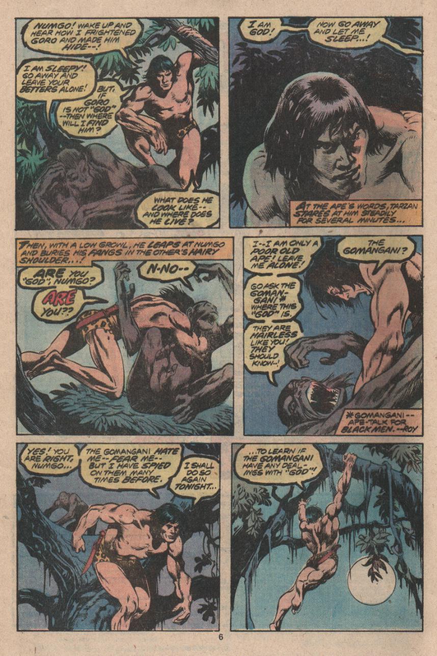 Read online Tarzan (1977) comic -  Issue #9 - 5