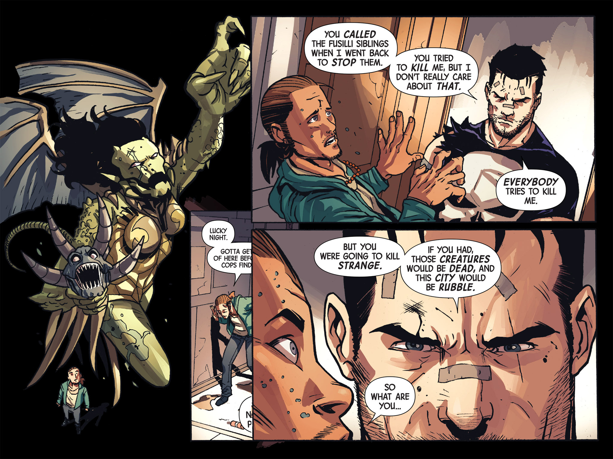 Read online Doctor Strange/Punisher: Magic Bullets Infinite Comic comic -  Issue #8 - 77