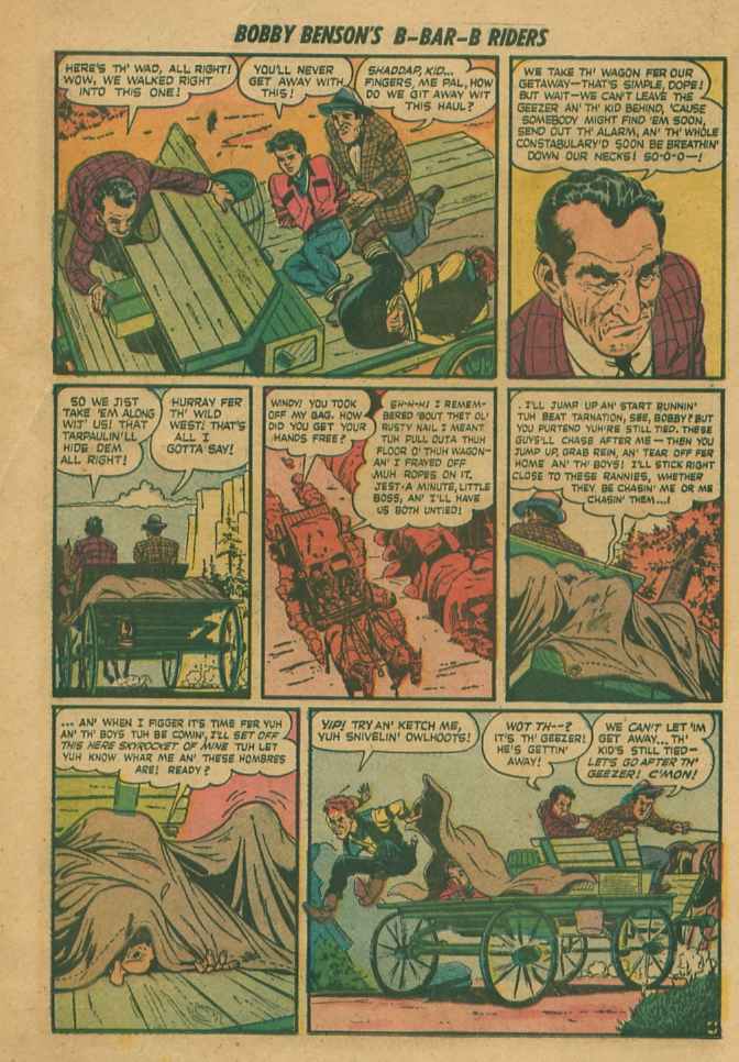 Read online Bobby Benson's B-Bar-B Riders comic -  Issue #1 - 6