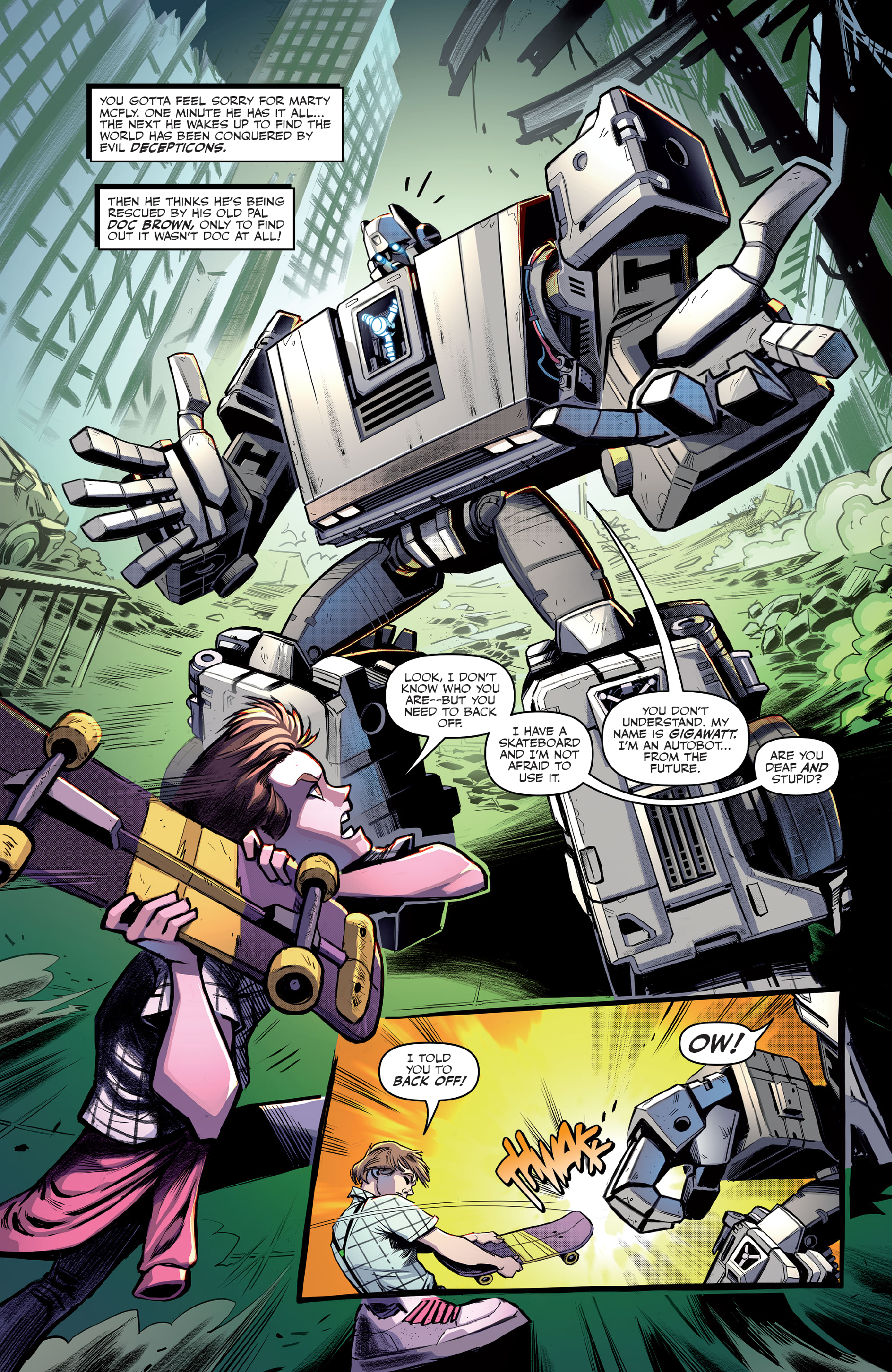 Read online Transformers: Back to the Future comic -  Issue #2 - 5