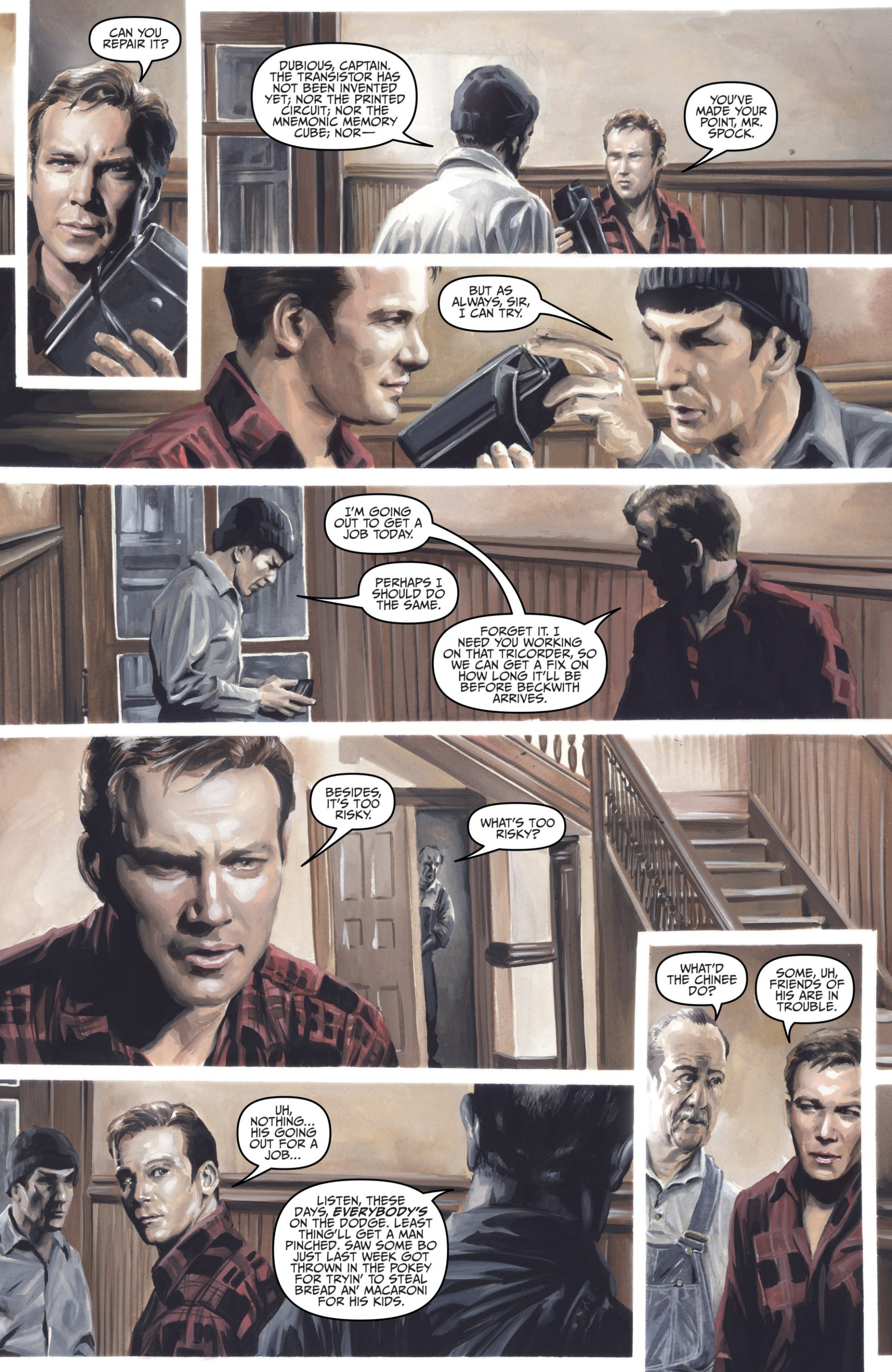 Read online Star Trek: Harlan Ellison's Original The City on the Edge of Forever Teleplay comic -  Issue #3 - 9