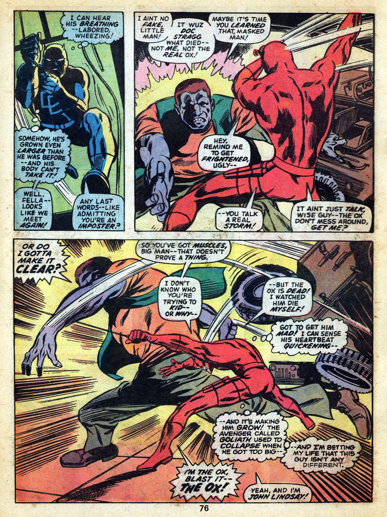 Read online Marvel Treasury Edition comic -  Issue #13 - 76