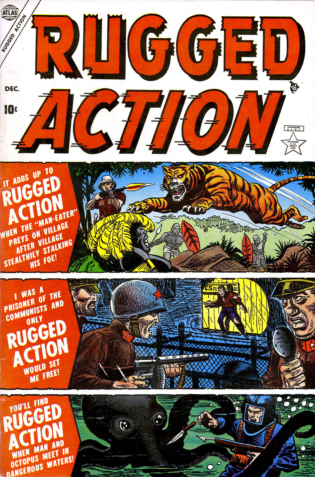 Read online Rugged Action comic -  Issue #1 - 1