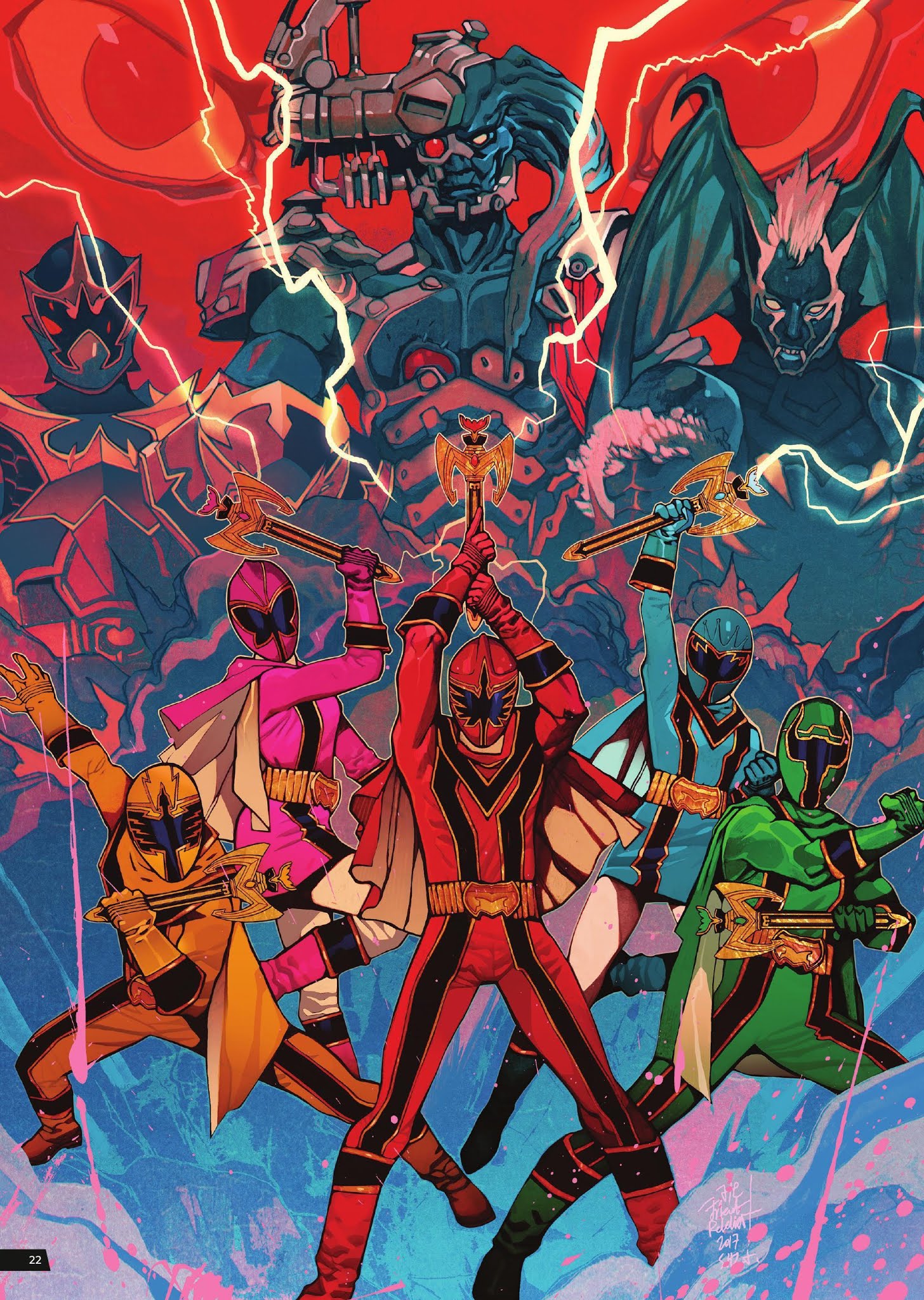 Read online Saban's Power Rangers Artist Tribute comic -  Issue # TPB - 21