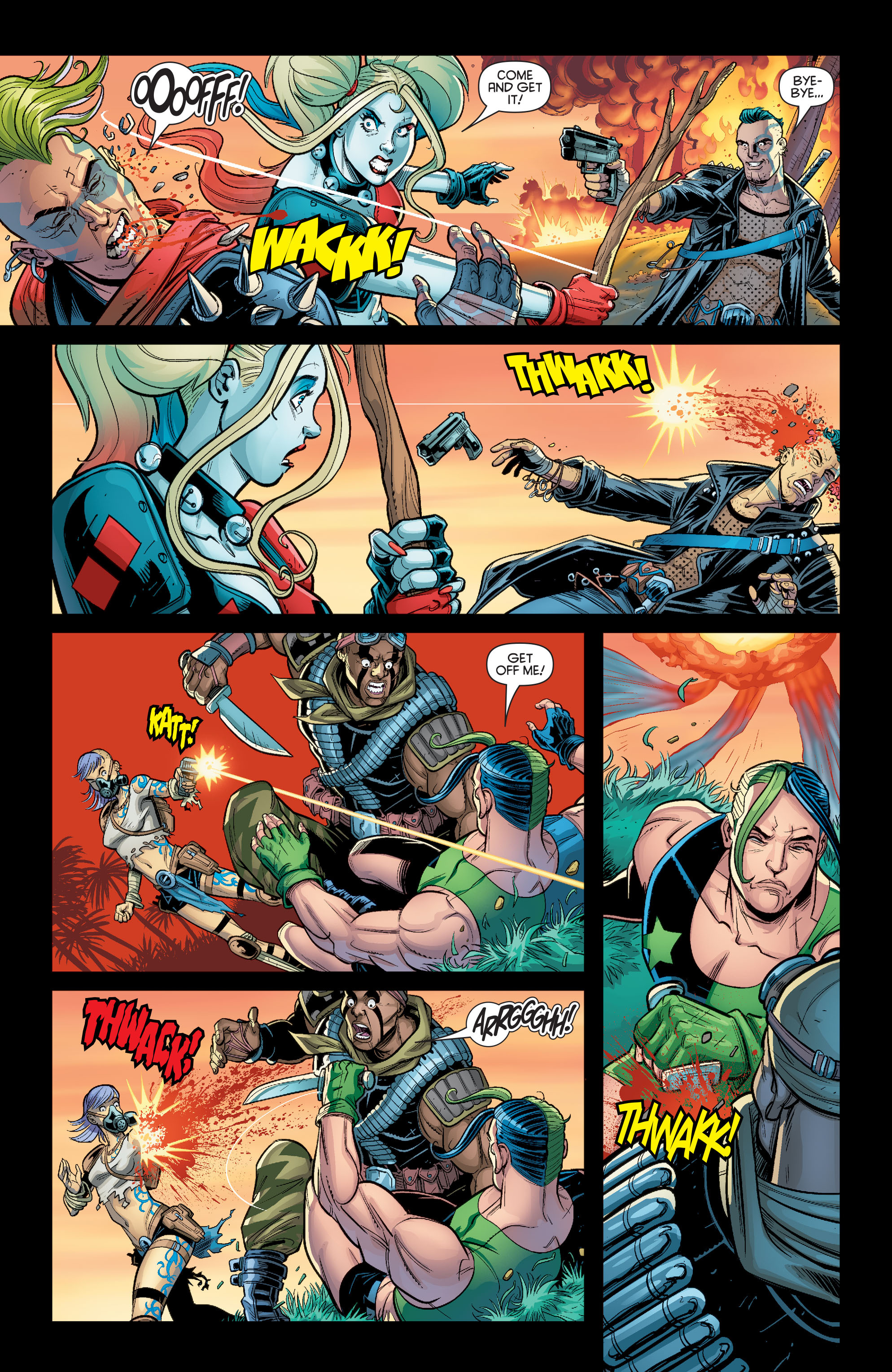 Read online Harley Quinn And Her Gang Of Harleys comic -  Issue #6 - 9