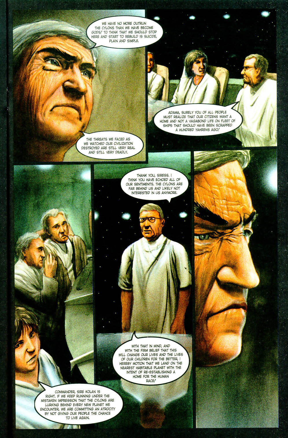Battlestar Galactica: Season III issue 1 - Page 21