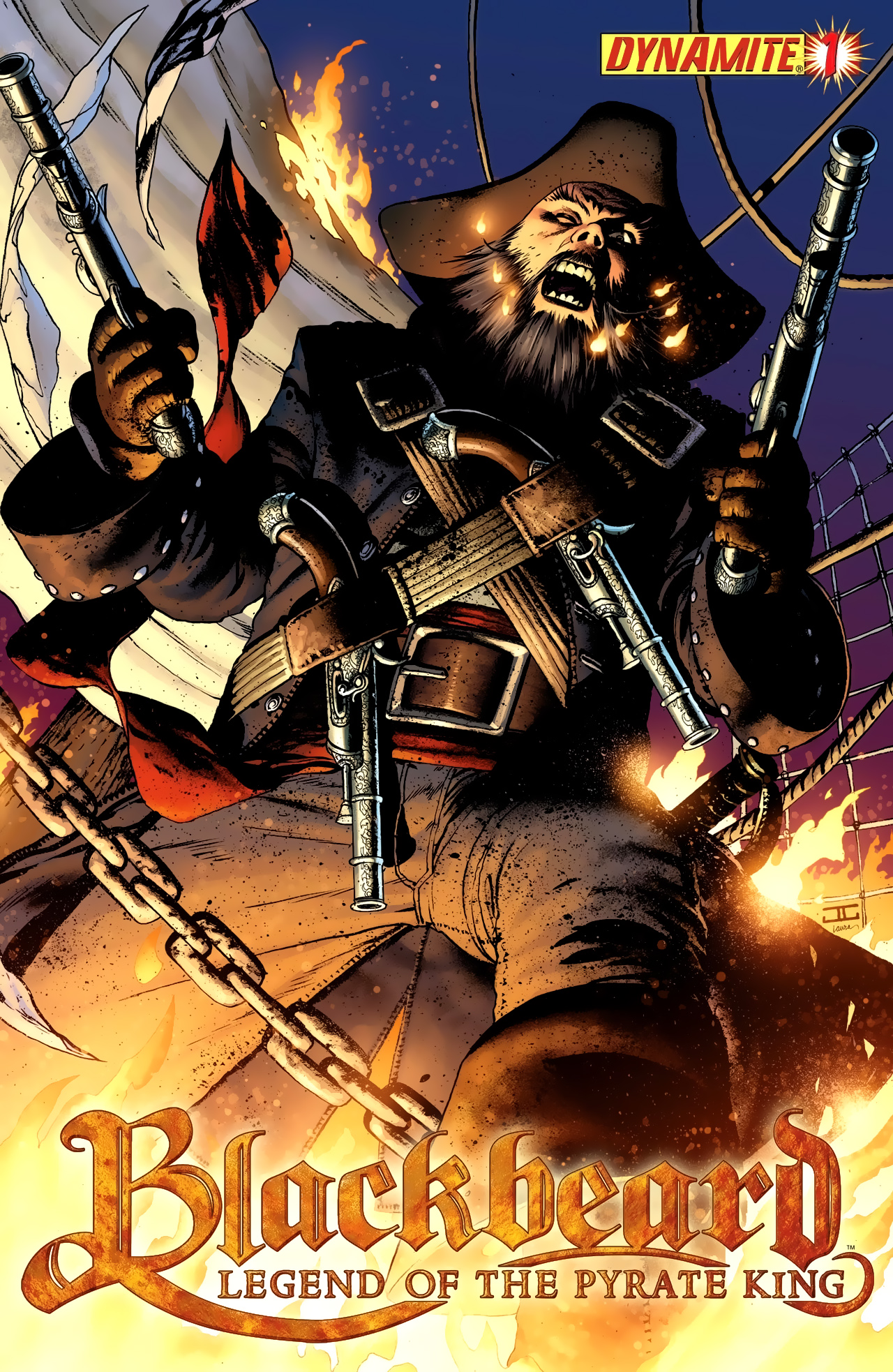 Read online Blackbeard: Legend of the Pyrate King comic -  Issue #1 - 1