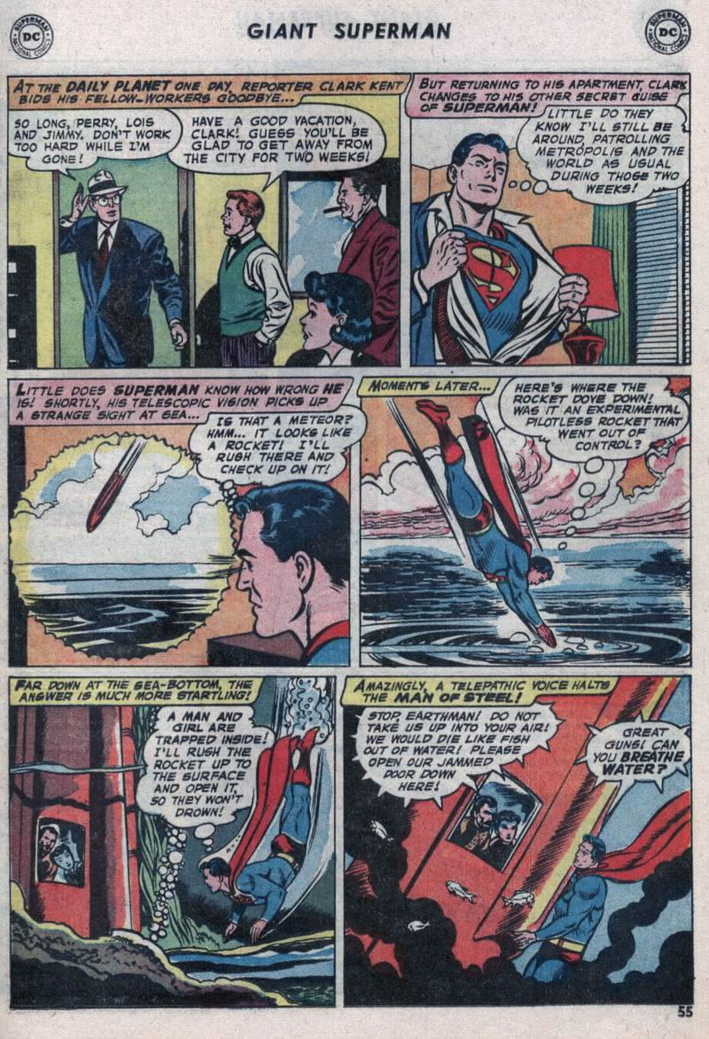 Read online Superman (1939) comic -  Issue #187 - 57