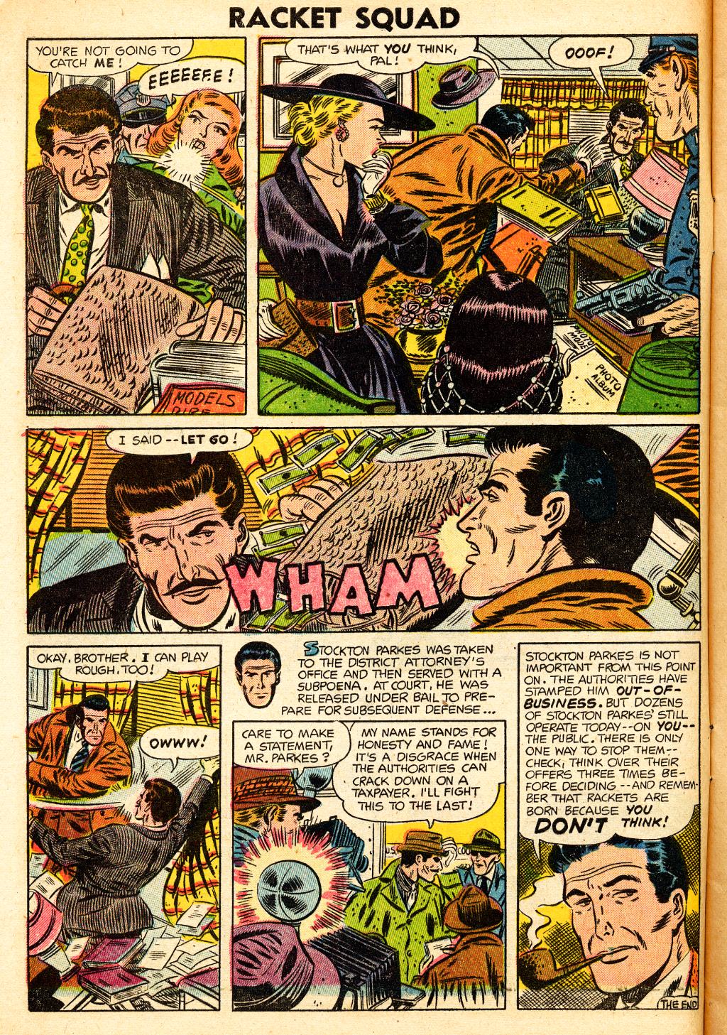 Read online Racket Squad in Action comic -  Issue #13 - 8