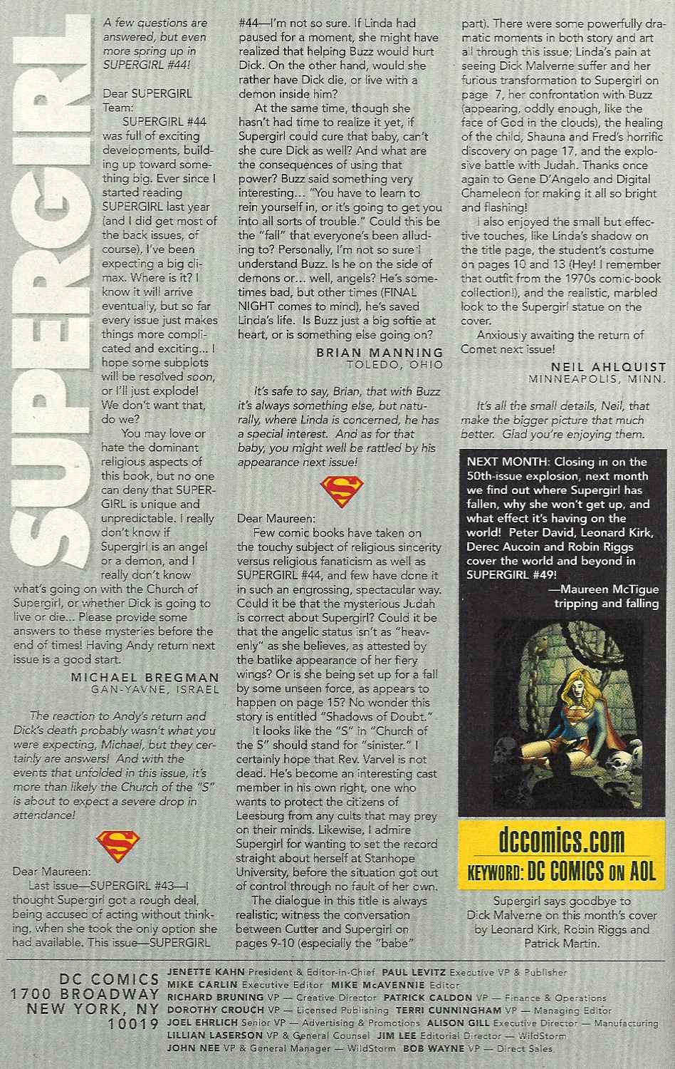 Read online Supergirl (1996) comic -  Issue #48 - 24
