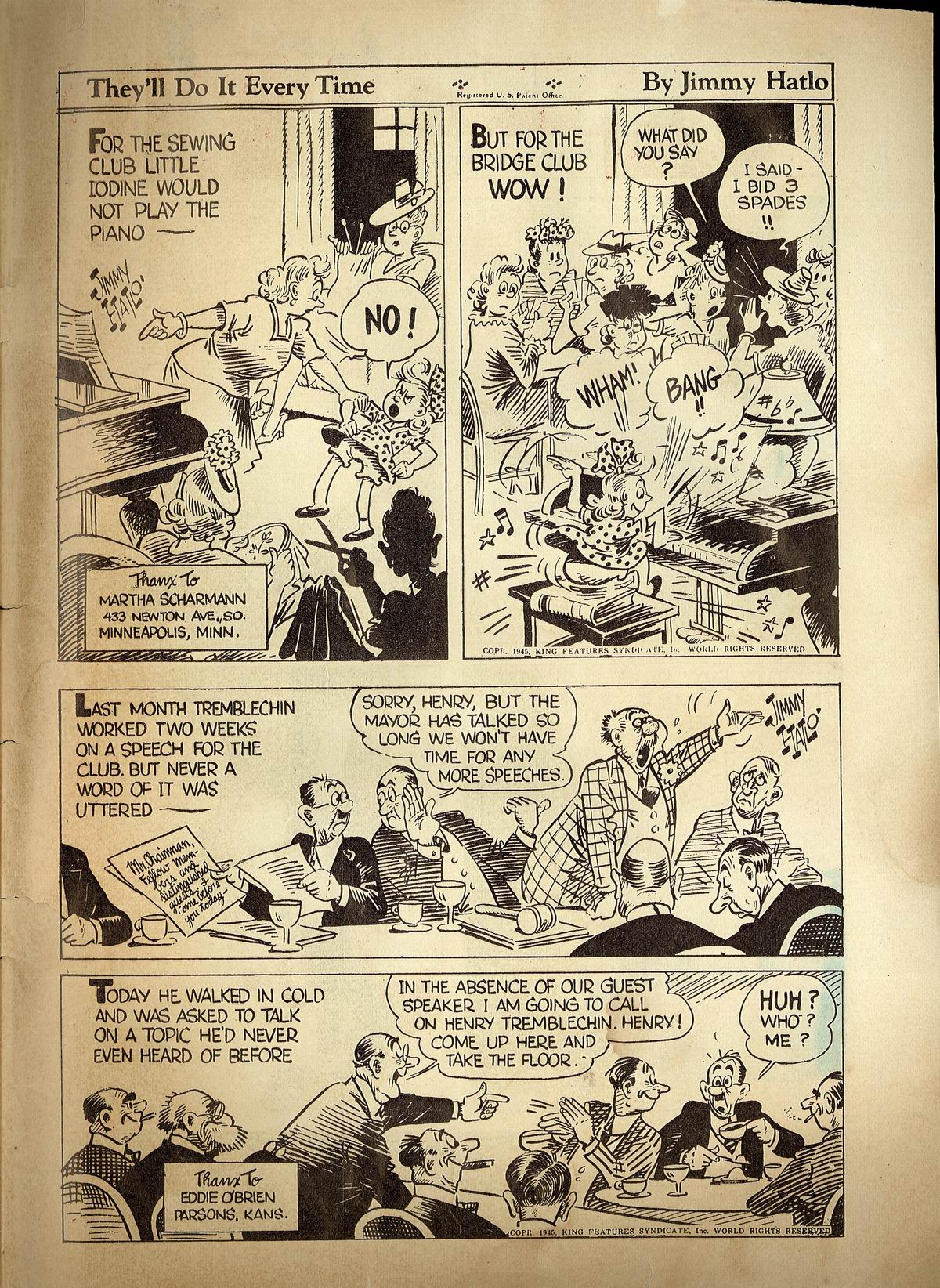 Read online Blondie Comics (1947) comic -  Issue #14 - 35