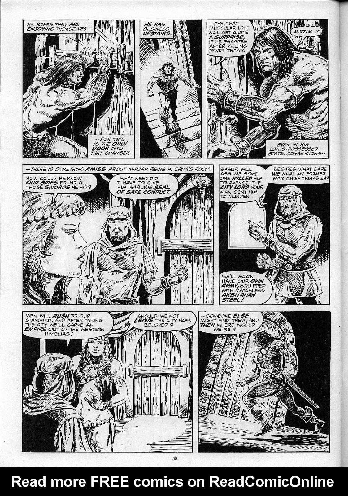 The Savage Sword Of Conan issue 204 - Page 60