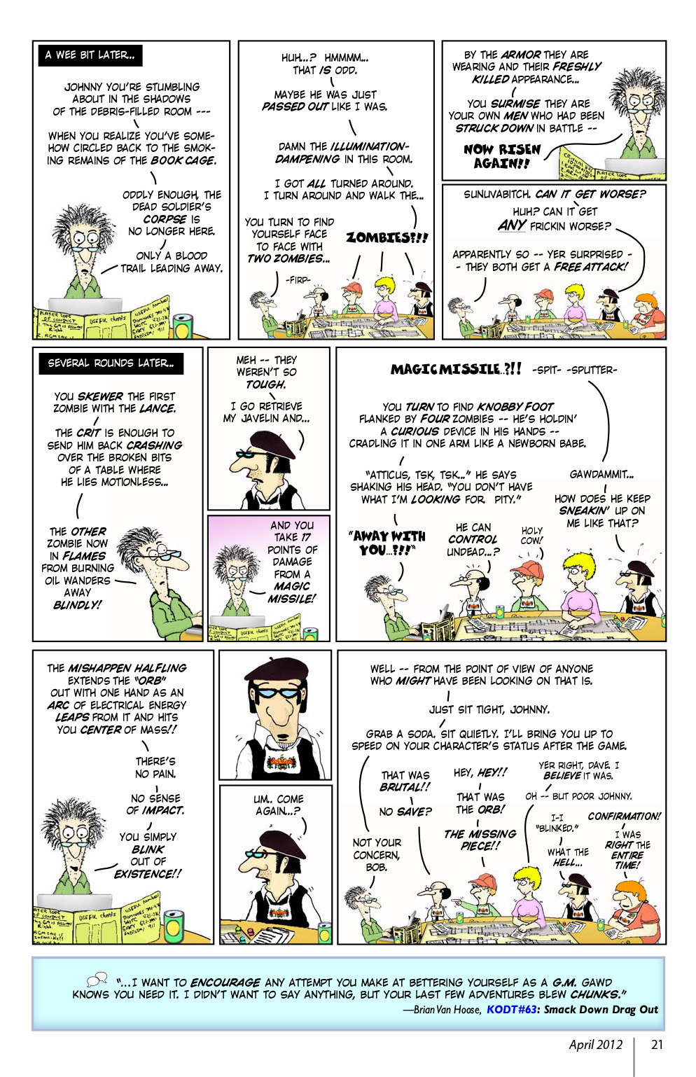 Read online Knights of the Dinner Table comic -  Issue #186 - 23