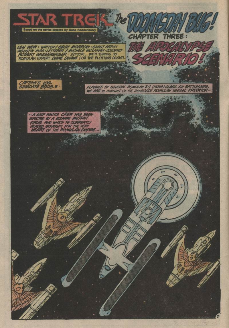 Read online Star Trek (1984) comic -  Issue #36 - 3