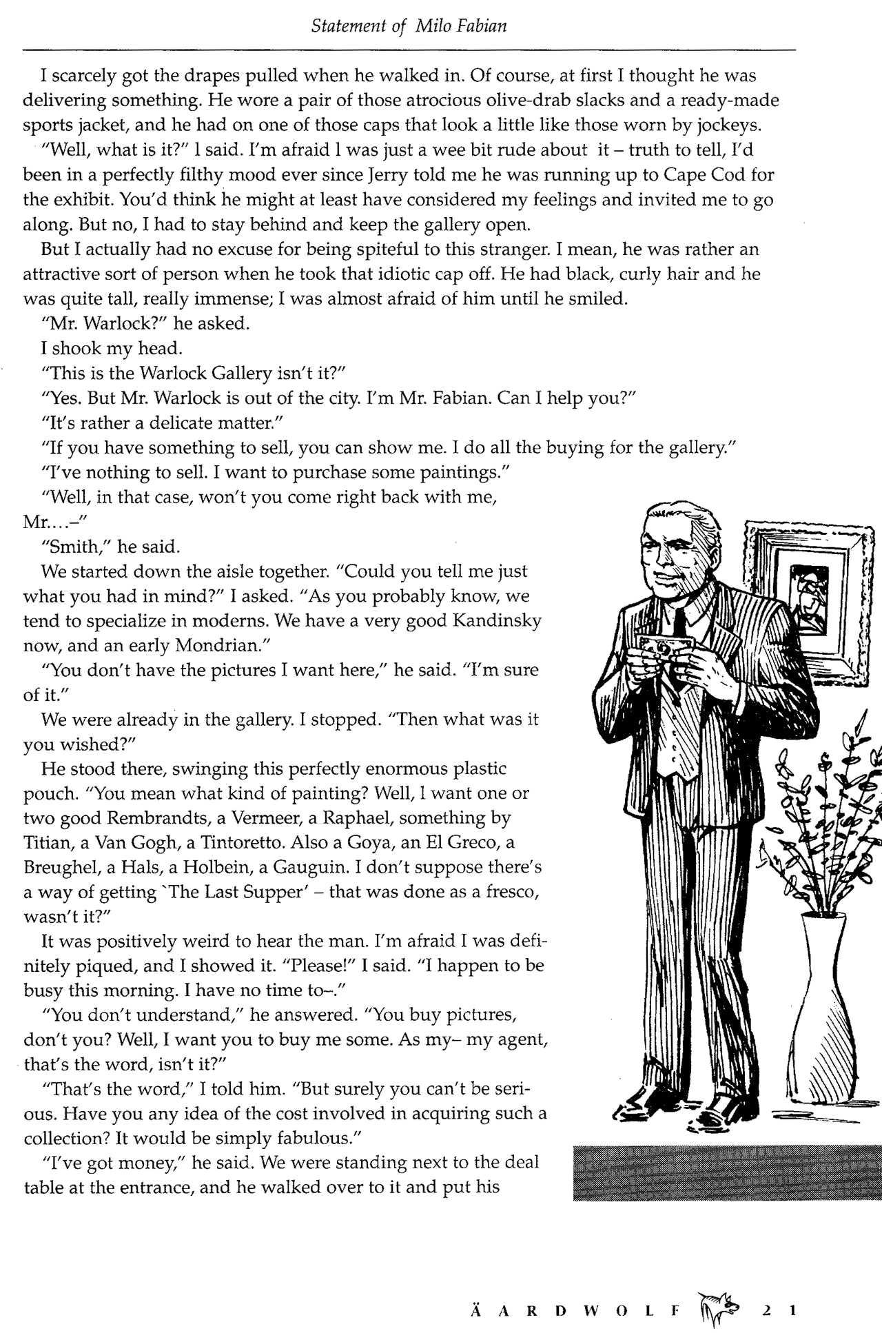 Read online Aardwolf comic -  Issue #2 - 19