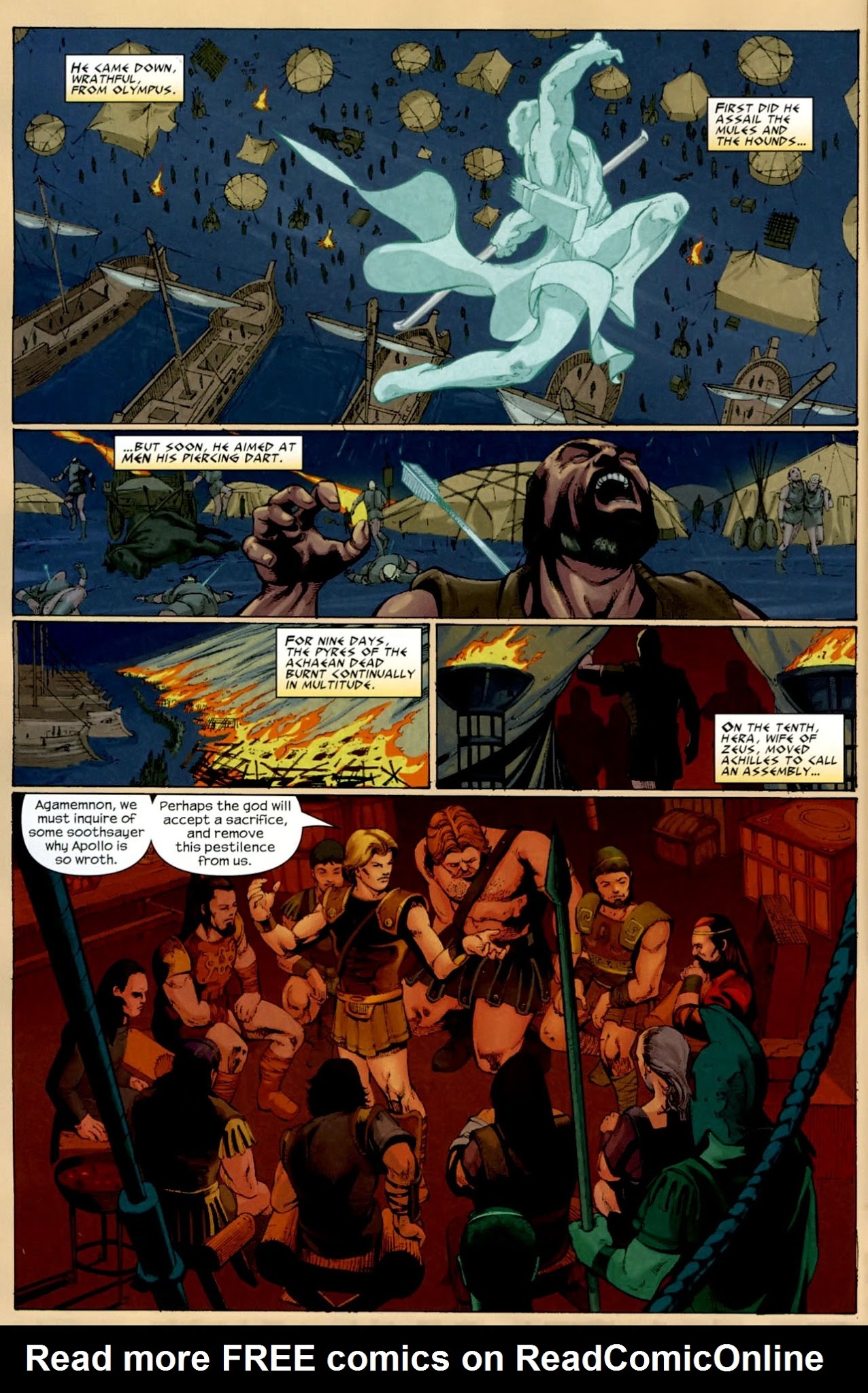 Read online The Iliad comic -  Issue #1 - 10