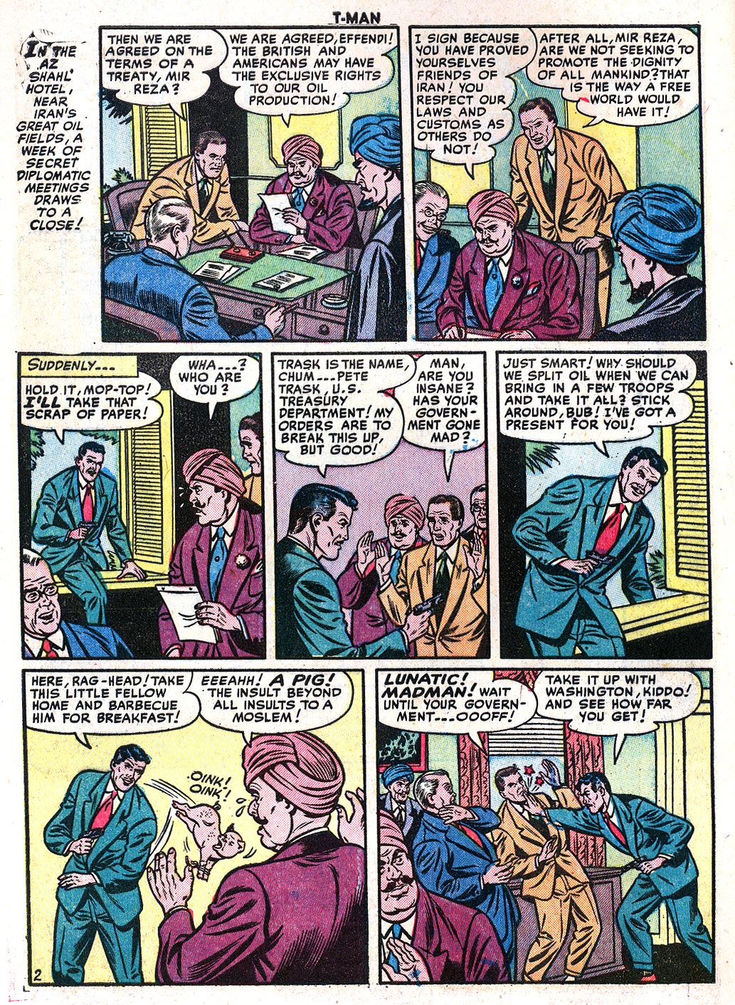 Read online T-Man: World Wide Trouble Shooter comic -  Issue #3 - 4