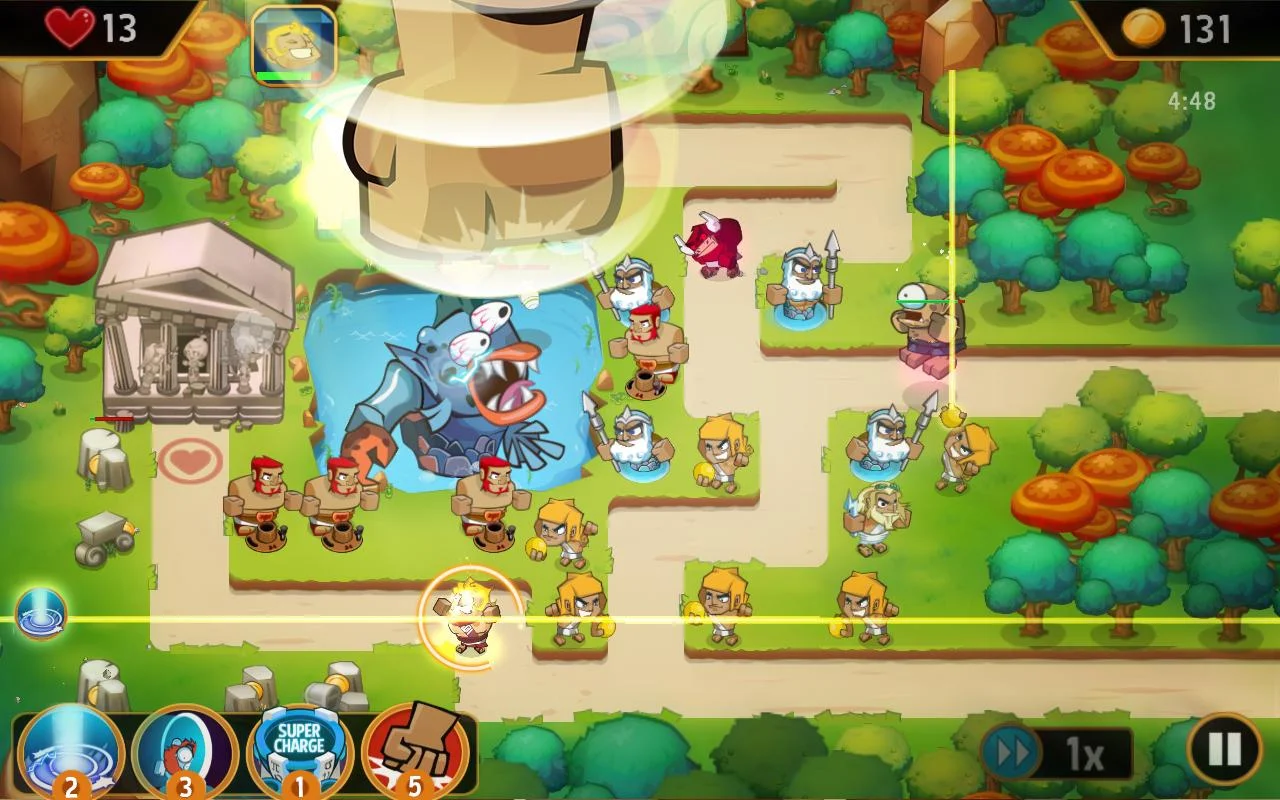 OMG: TD V1.1.3 APK MOD [Almas y Monedas Ilimitadas + Todos los Poderes] 
