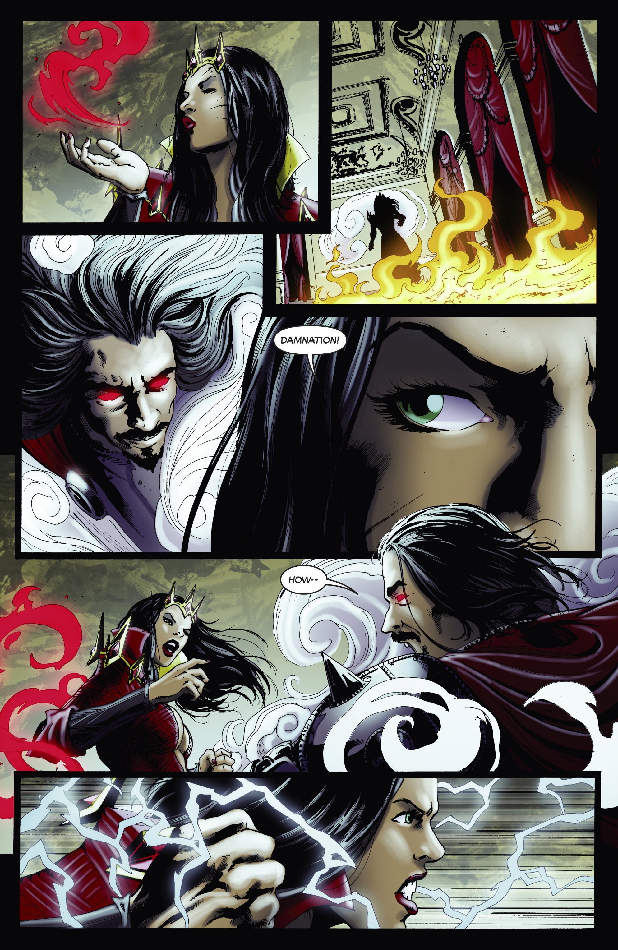 Read online Blood Queen Vs. Dracula comic -  Issue #4 - 8