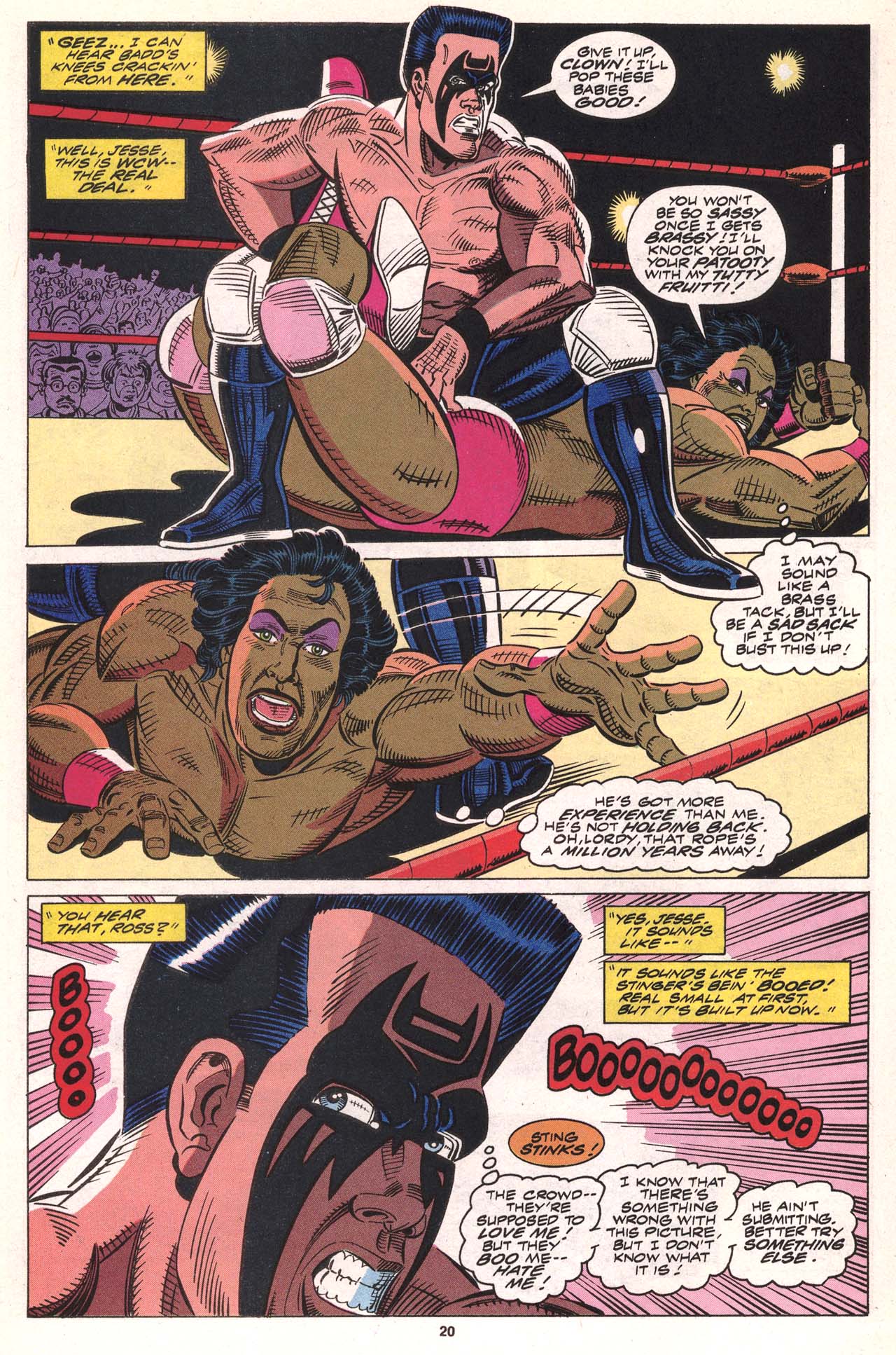 Read online WCW World Championship Wrestling comic -  Issue #10 - 21