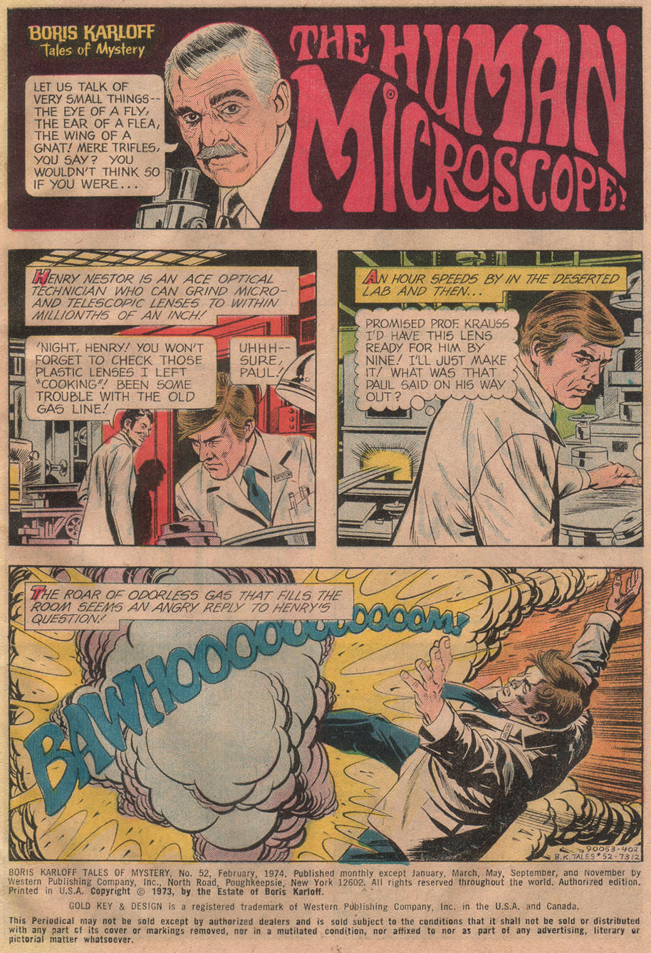 Read online Boris Karloff Tales of Mystery comic -  Issue #52 - 3