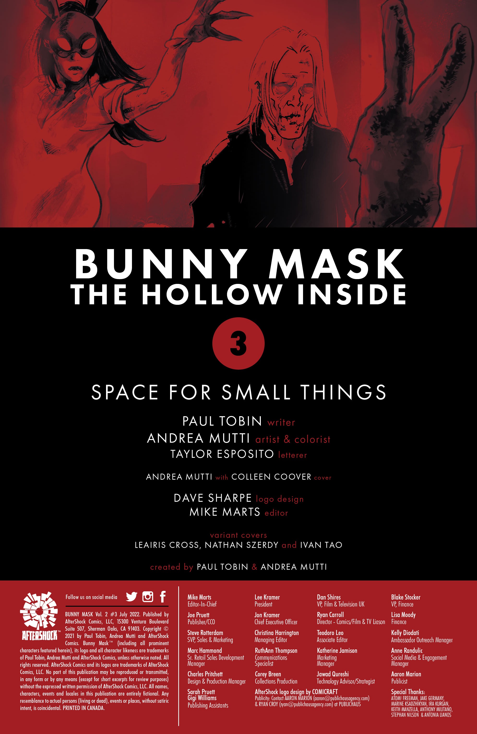 Read online Bunny Mask: The Hollow Inside comic -  Issue #3 - 2