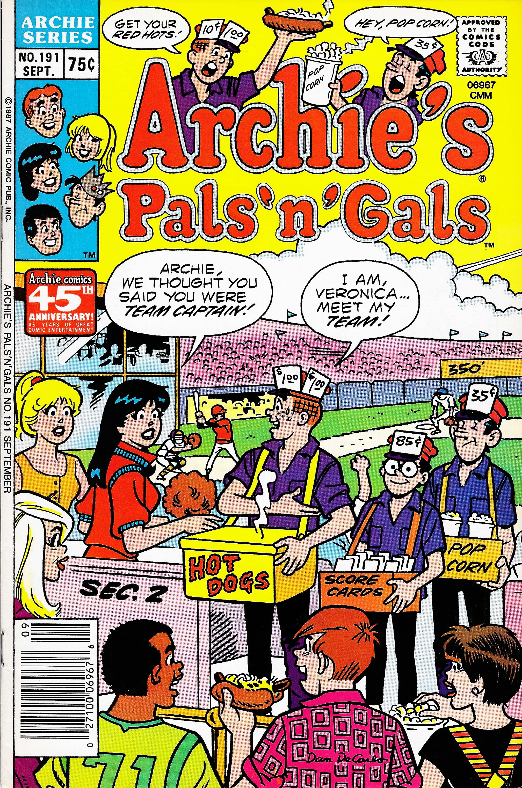 Read online Archie's Pals 'N' Gals (1952) comic -  Issue #191 - 1