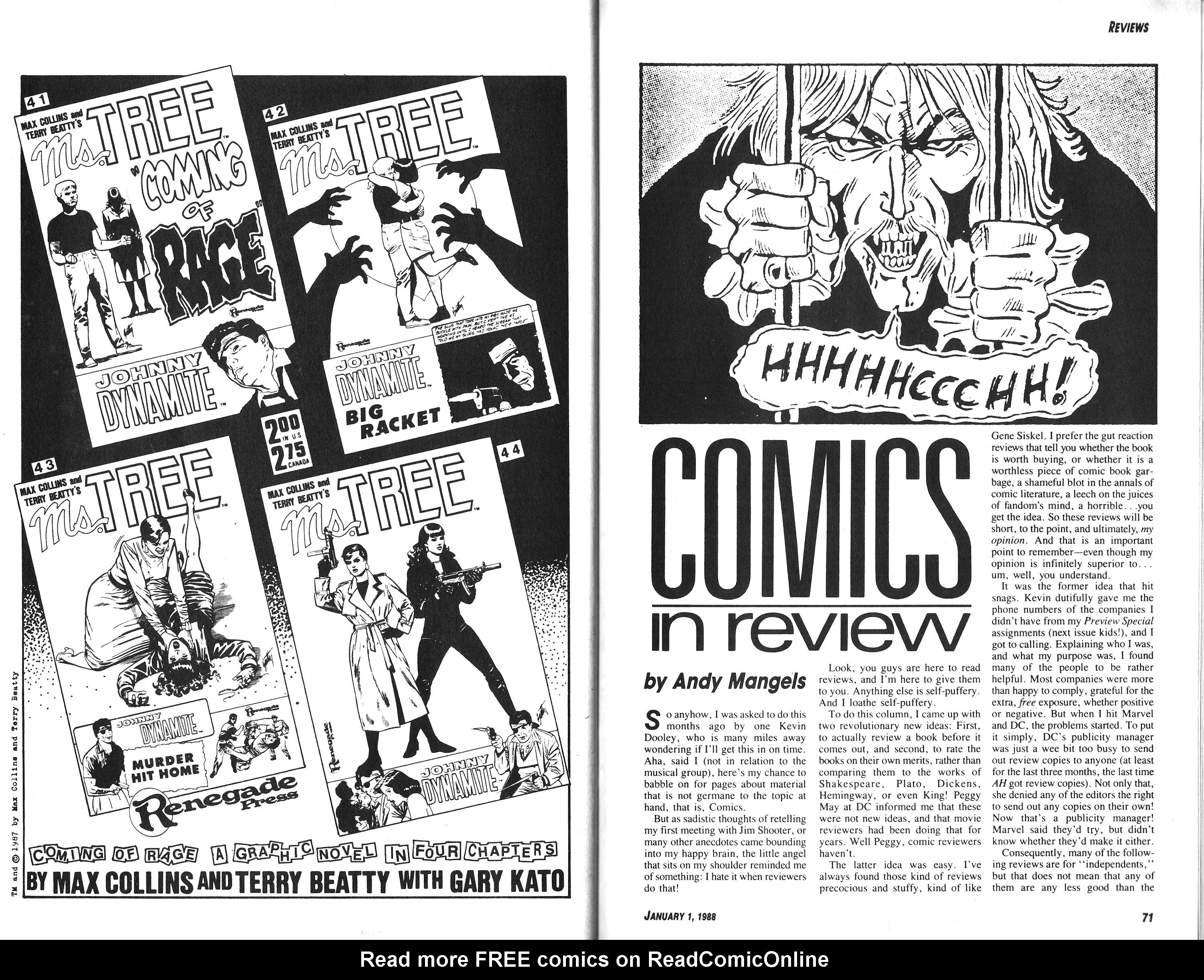 Read online Amazing Heroes comic -  Issue #132 - 36