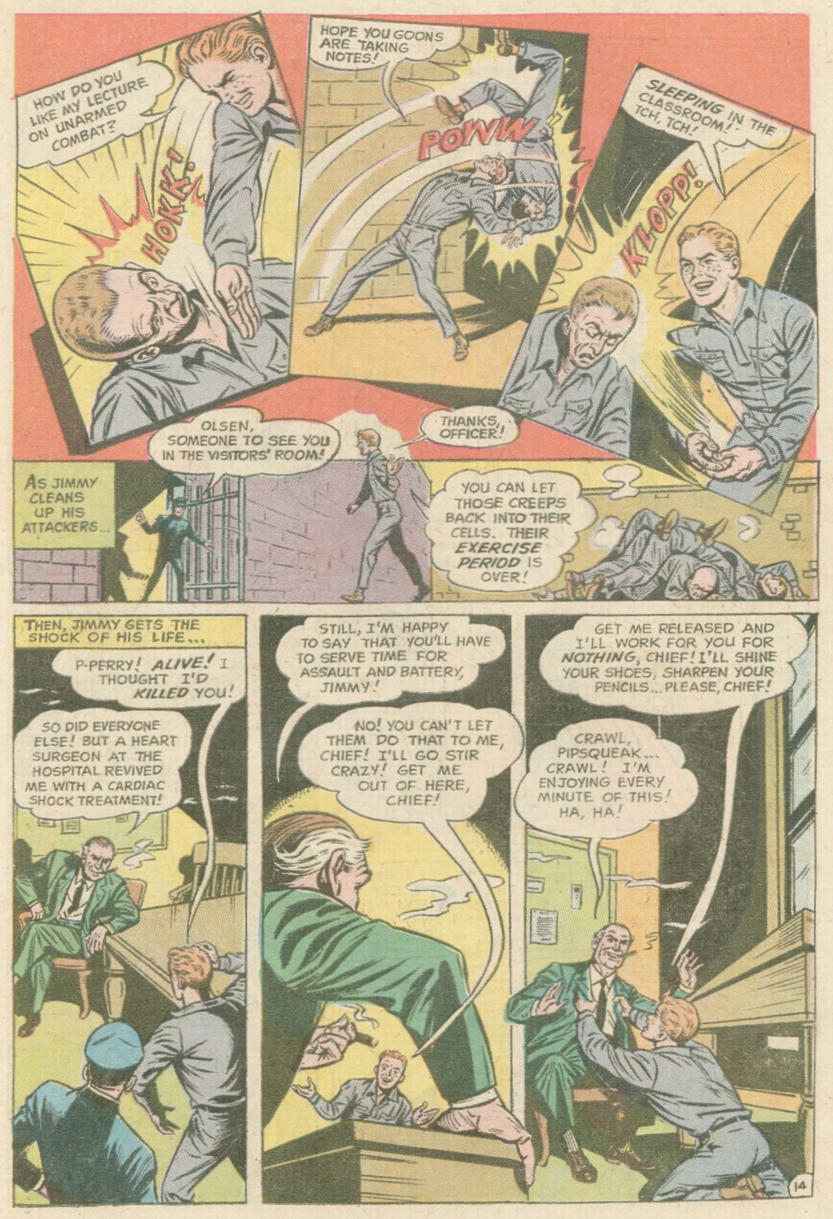 Read online Superman's Pal Jimmy Olsen comic -  Issue #120 - 19