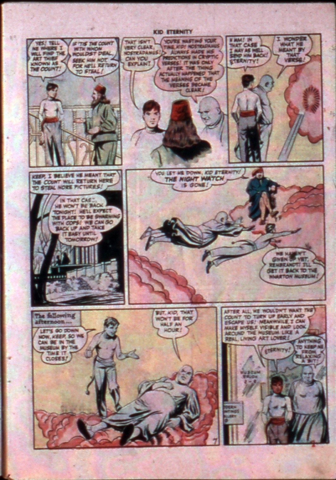 Read online Kid Eternity (1946) comic -  Issue #3 - 9