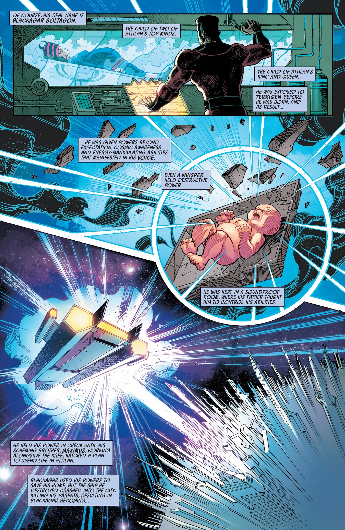 Read online Black Bolt comic -  Issue #8 - 23