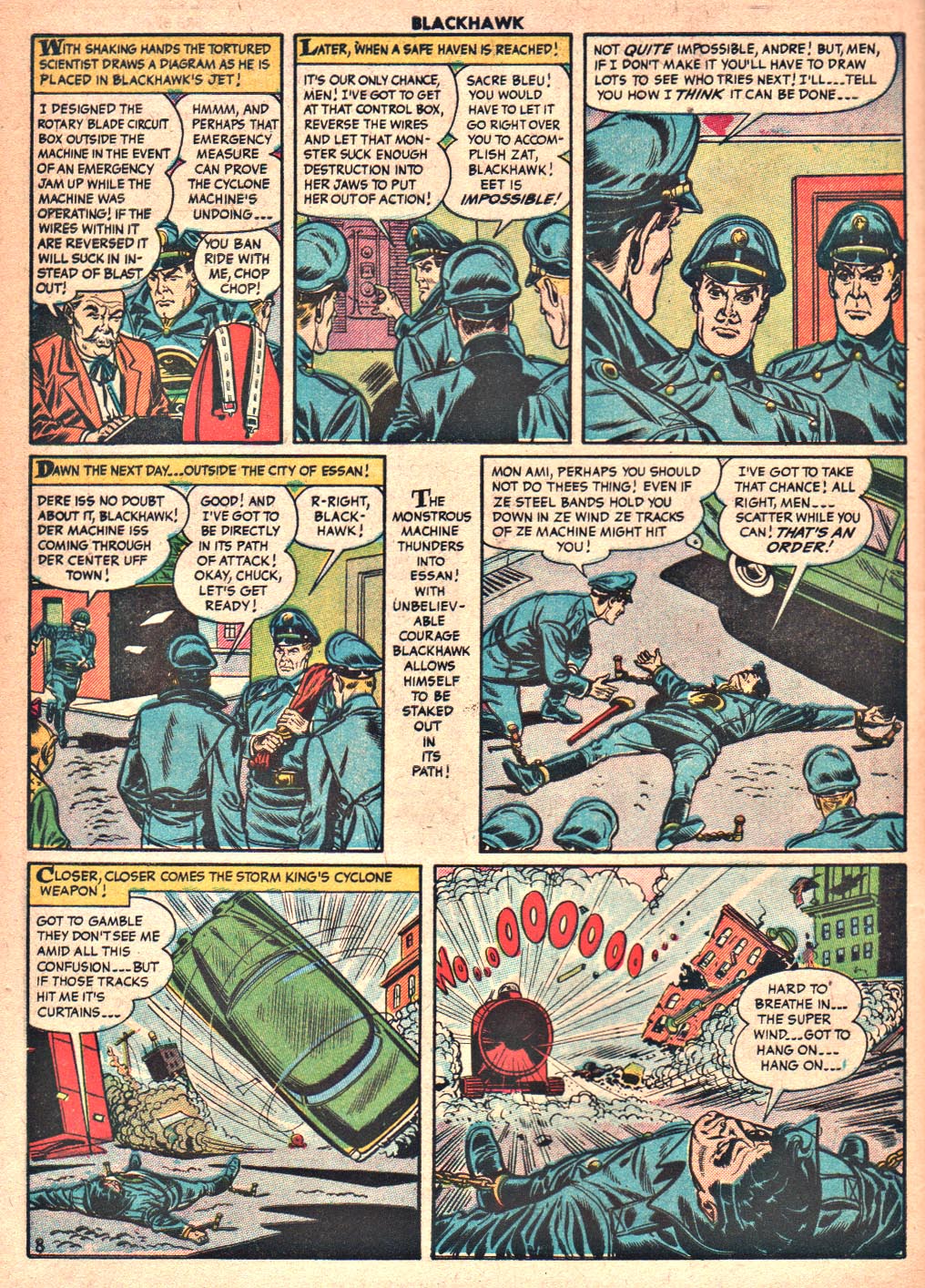 Read online Blackhawk (1957) comic -  Issue #90 - 10