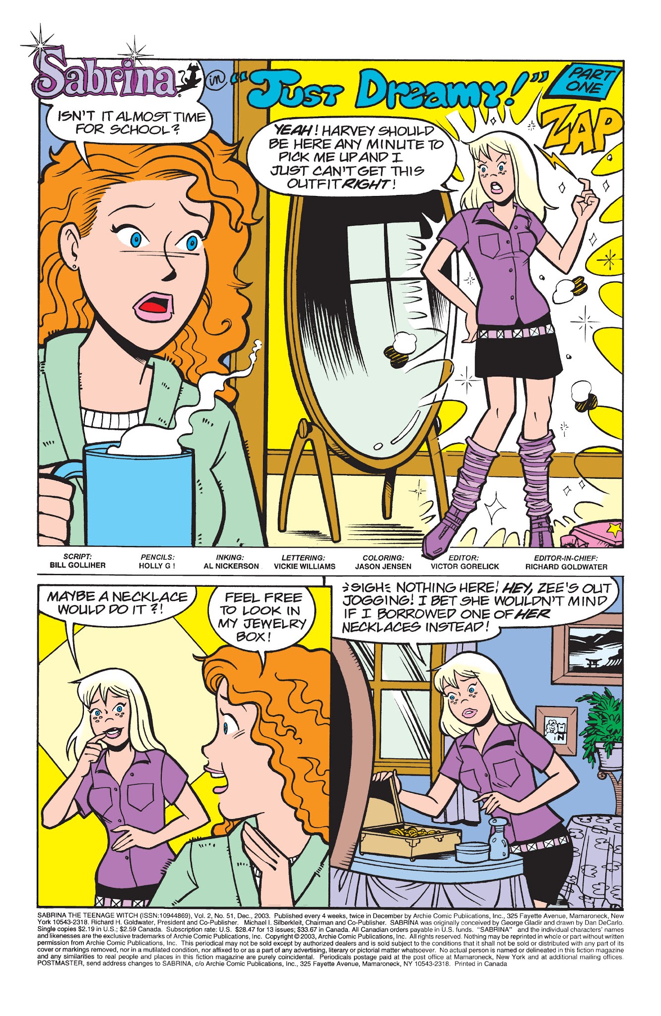 Read online Sabrina the Teenage Witch (2000) comic -  Issue #51 - 2