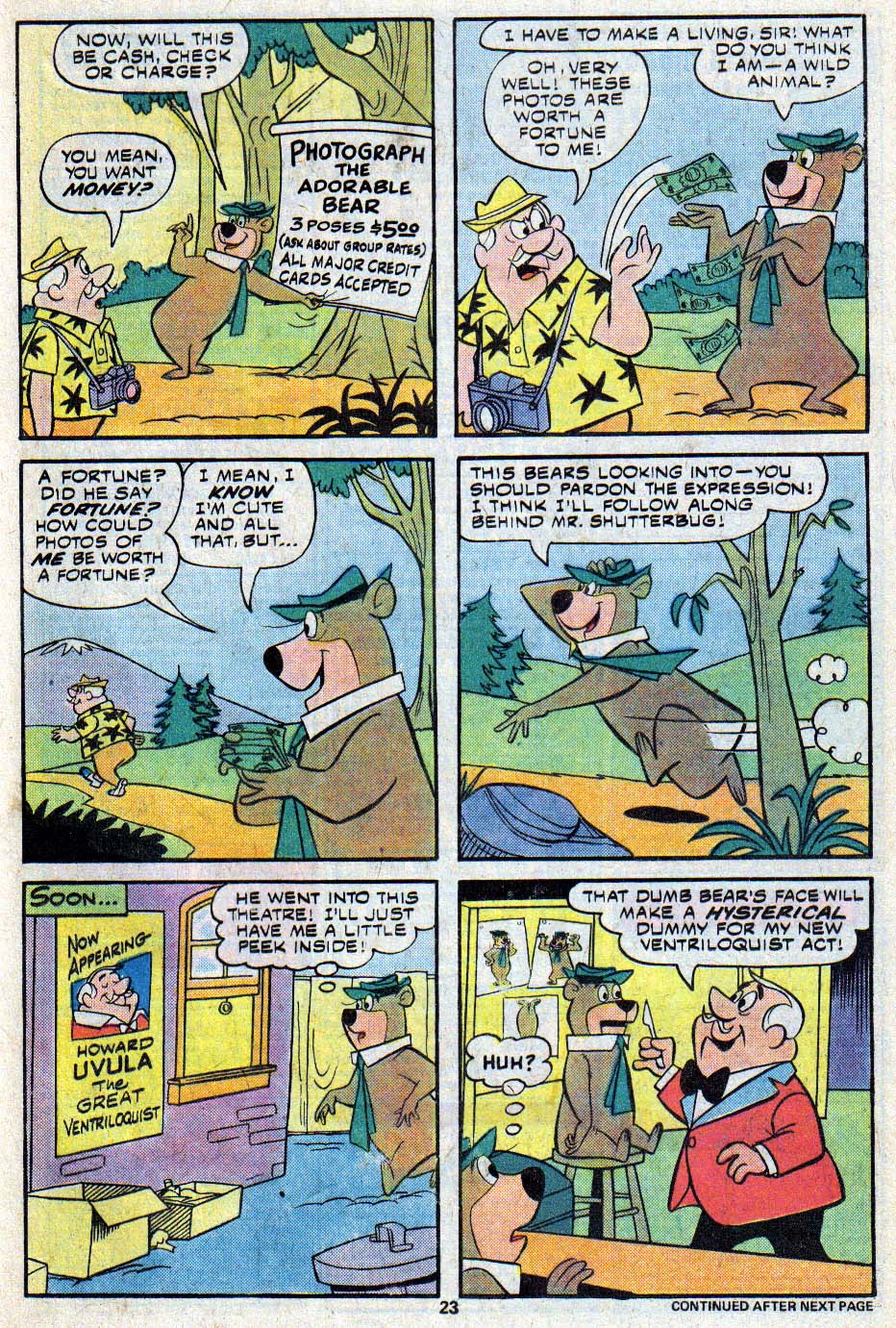 Read online Yogi Bear comic -  Issue #1 - 16