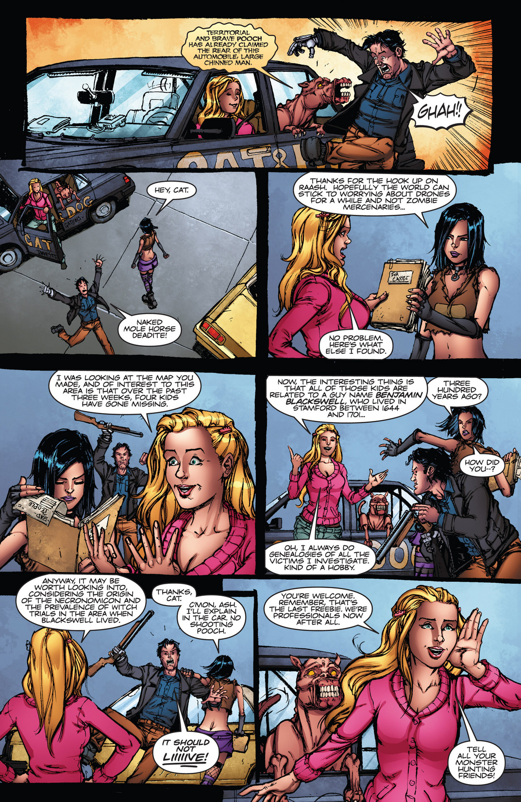 Read online Army of Darkness vs. Hack/Slash comic -  Issue #4 - 6