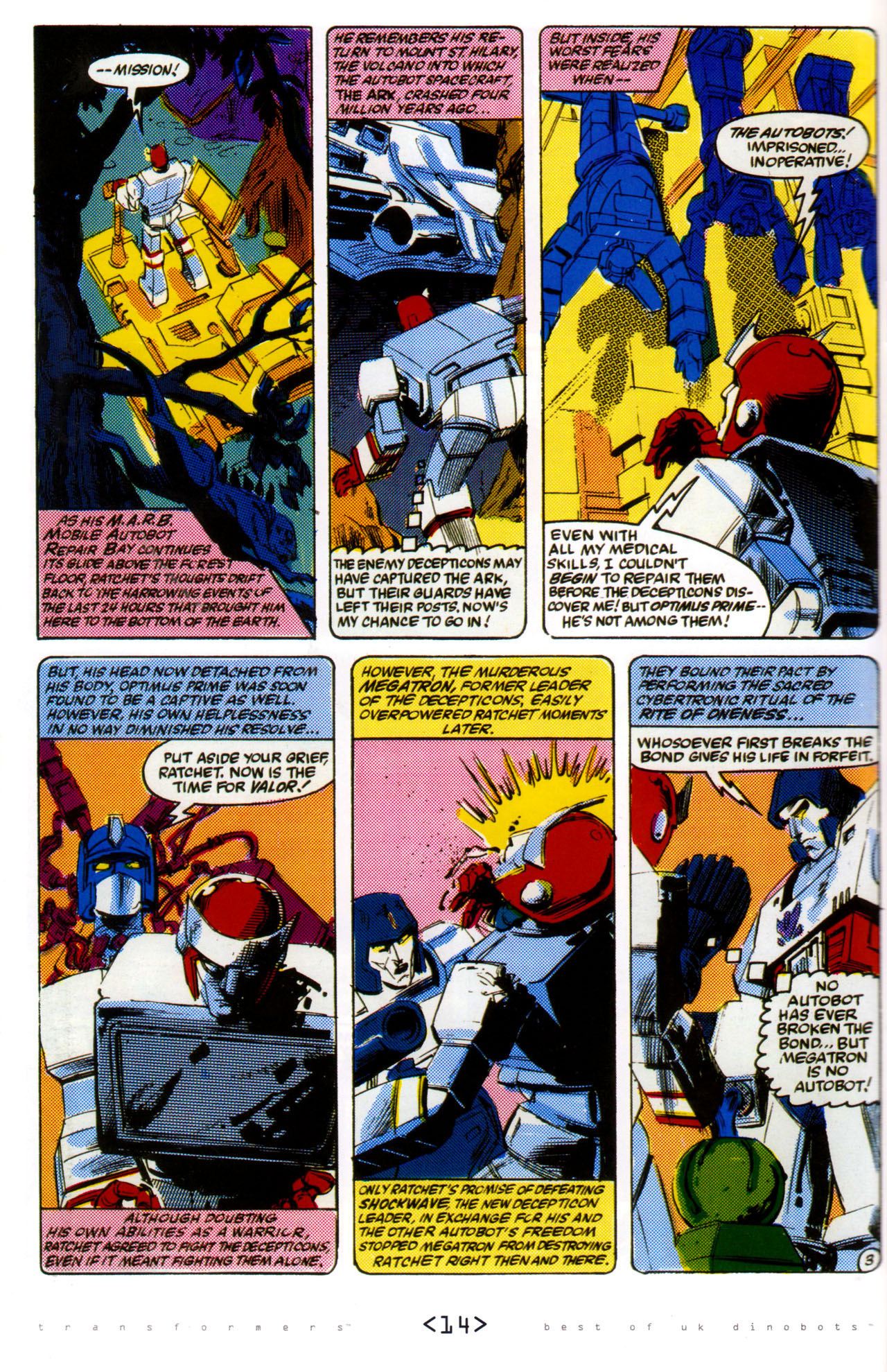 Read online The Transformers: Best of UK: Dinobots comic -  Issue #6 - 17