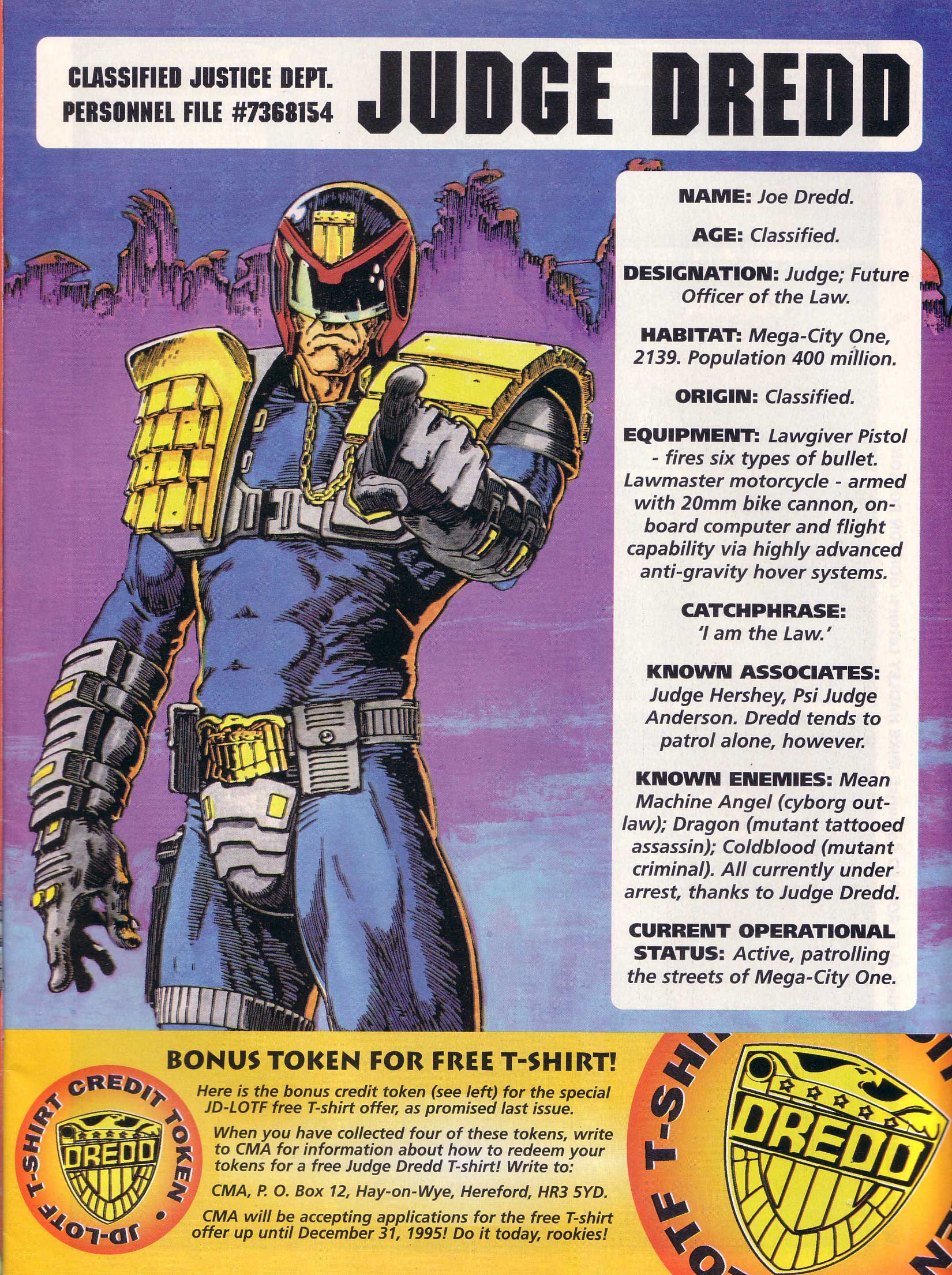 Read online Judge Dredd Lawman of the Future comic -  Issue #8 - 3