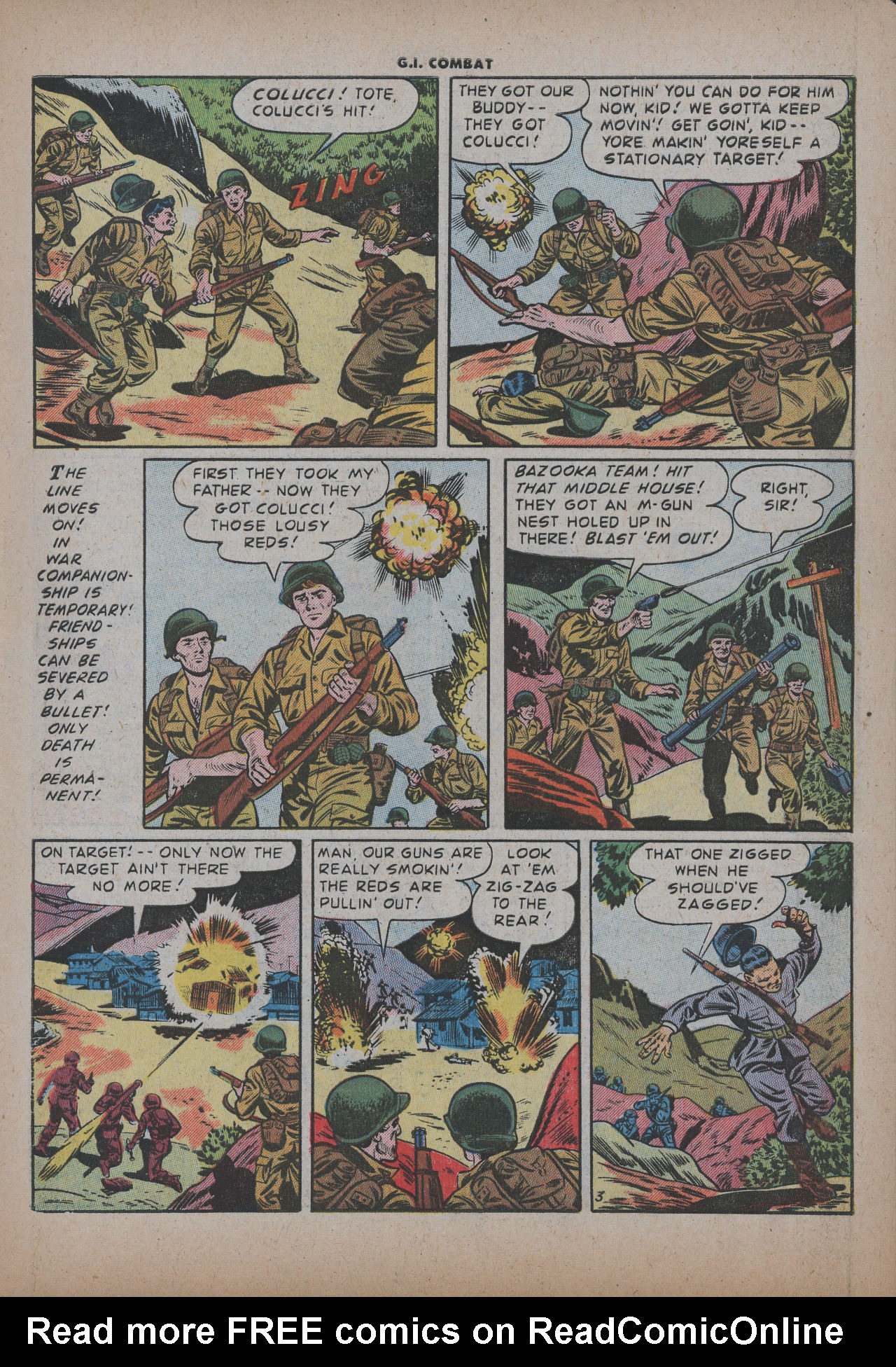 Read online G.I. Combat (1952) comic -  Issue #30 - 5
