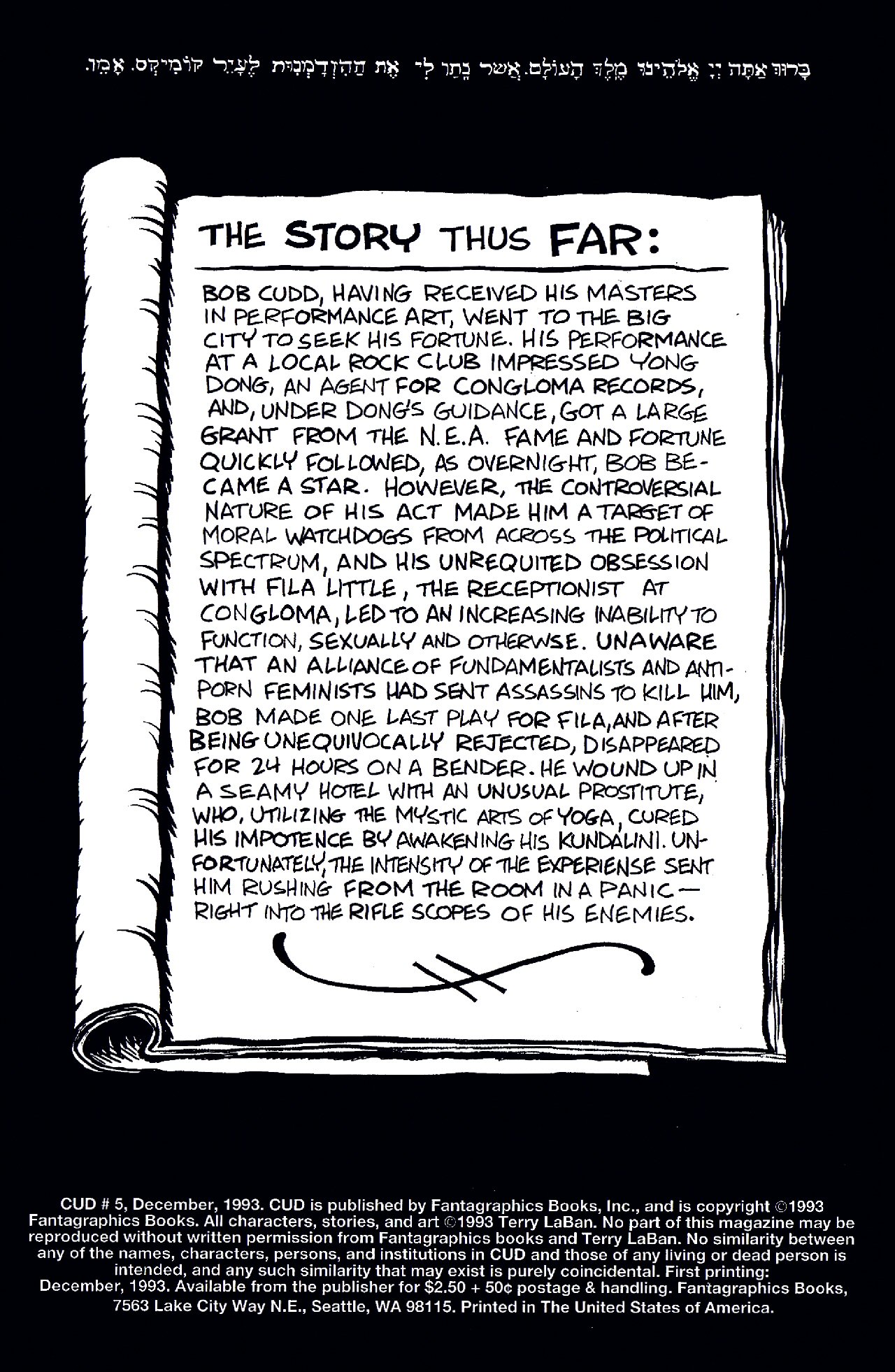 Read online Cud comic -  Issue #5 - 2
