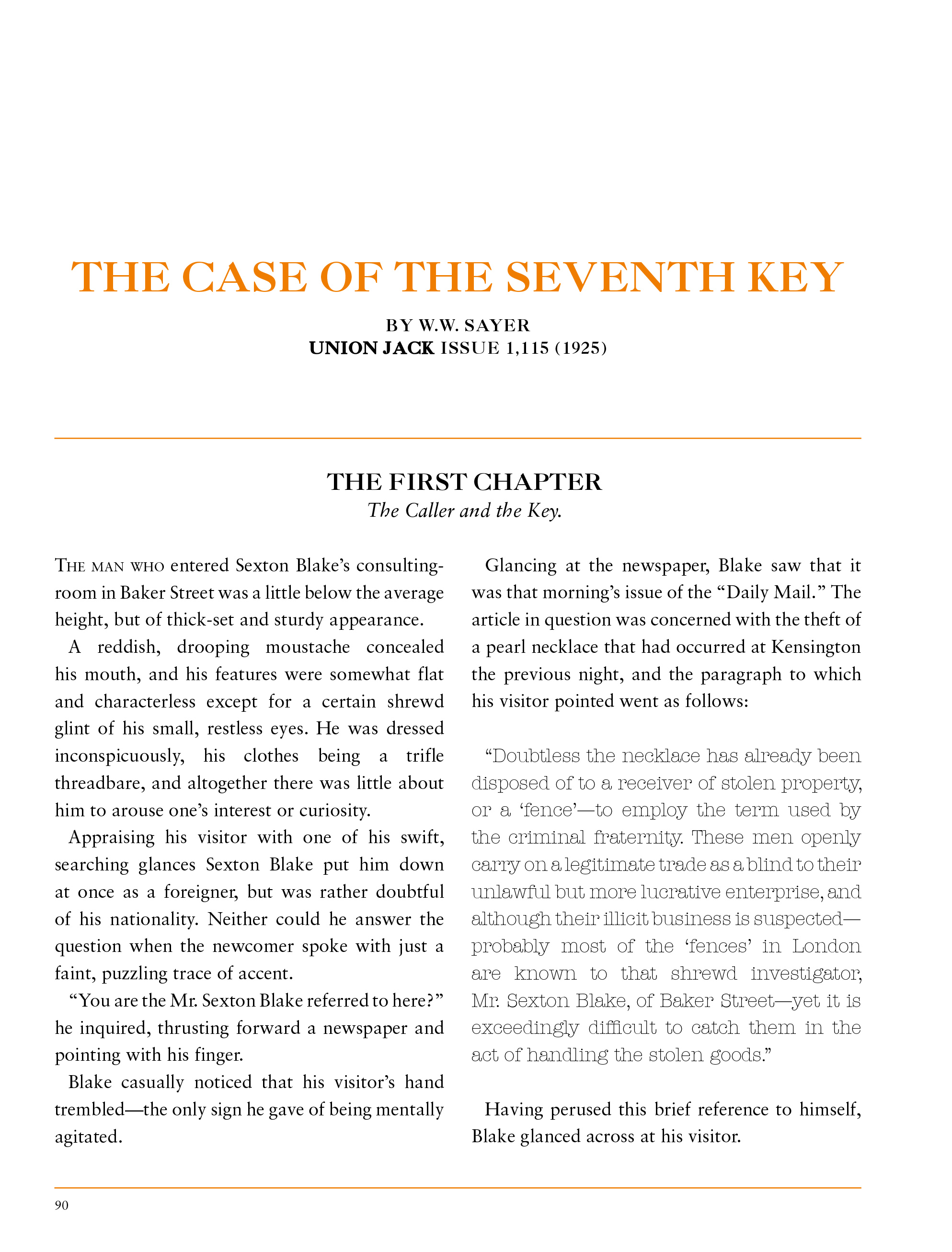 Read online The Return of Sexton Blake comic -  Issue # TPB - 92